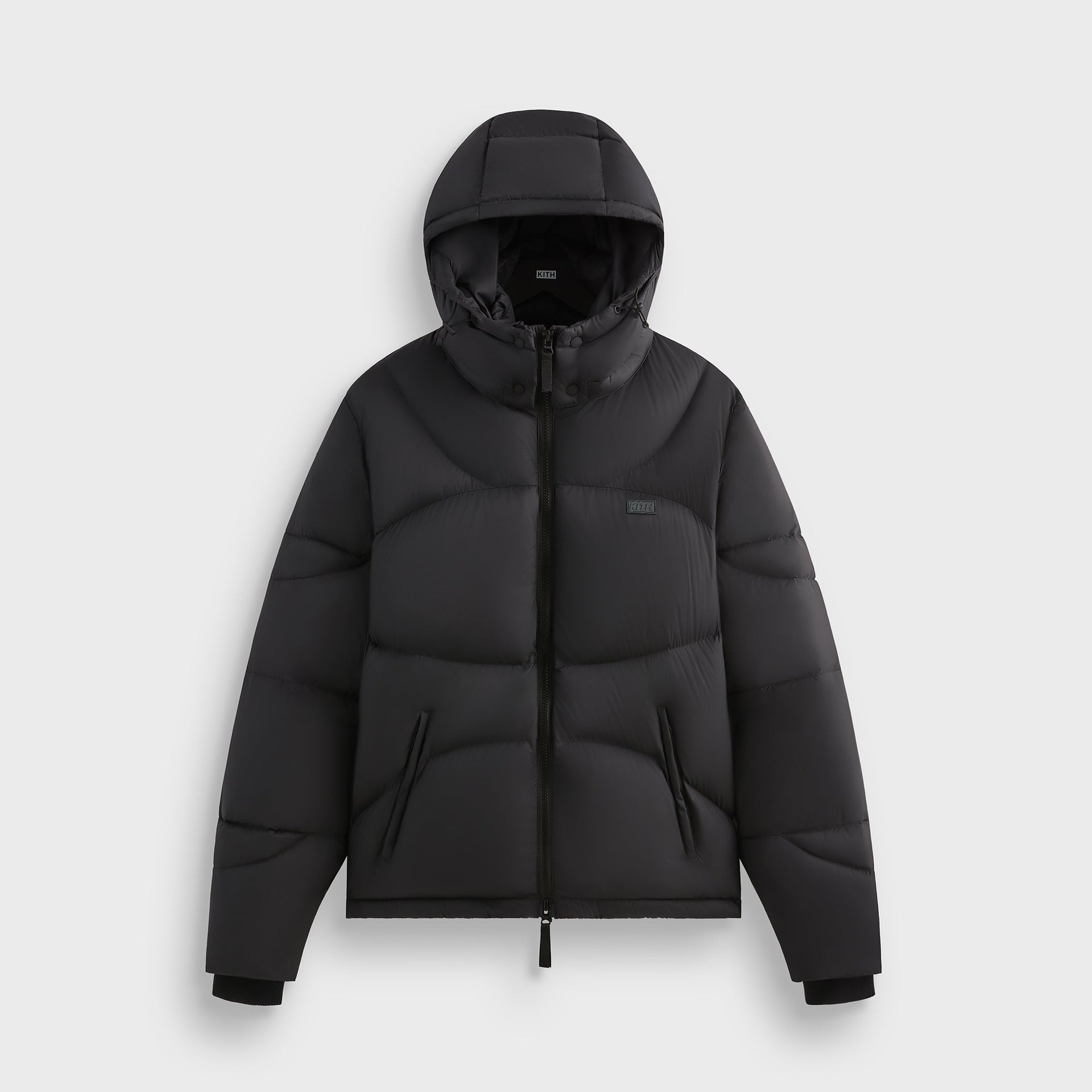 Kith Matte Stretch Taffeta Corey Puffer - Black