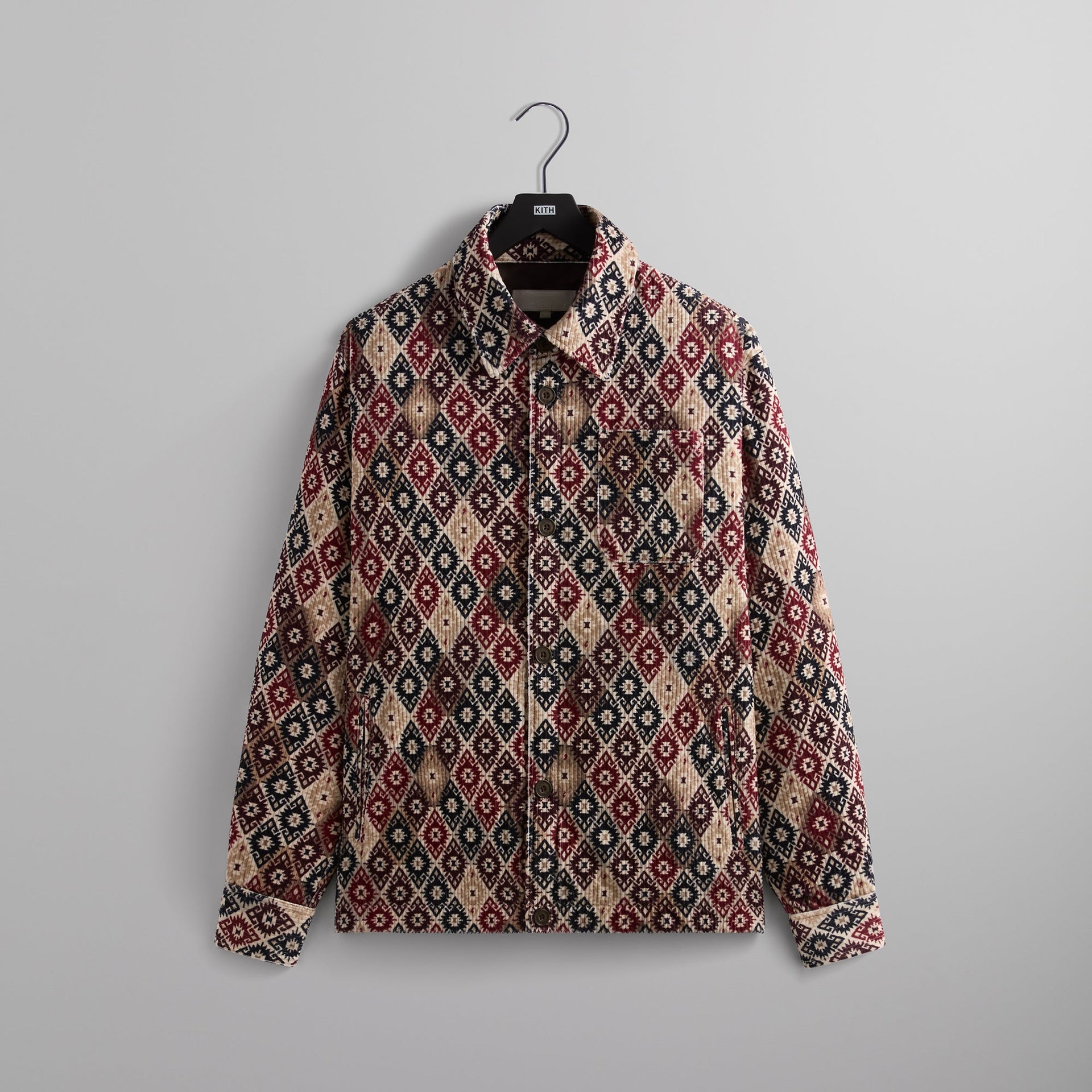 Kith Kilim Mosaic Brixton Puffed Shirt Jacket - Waffle