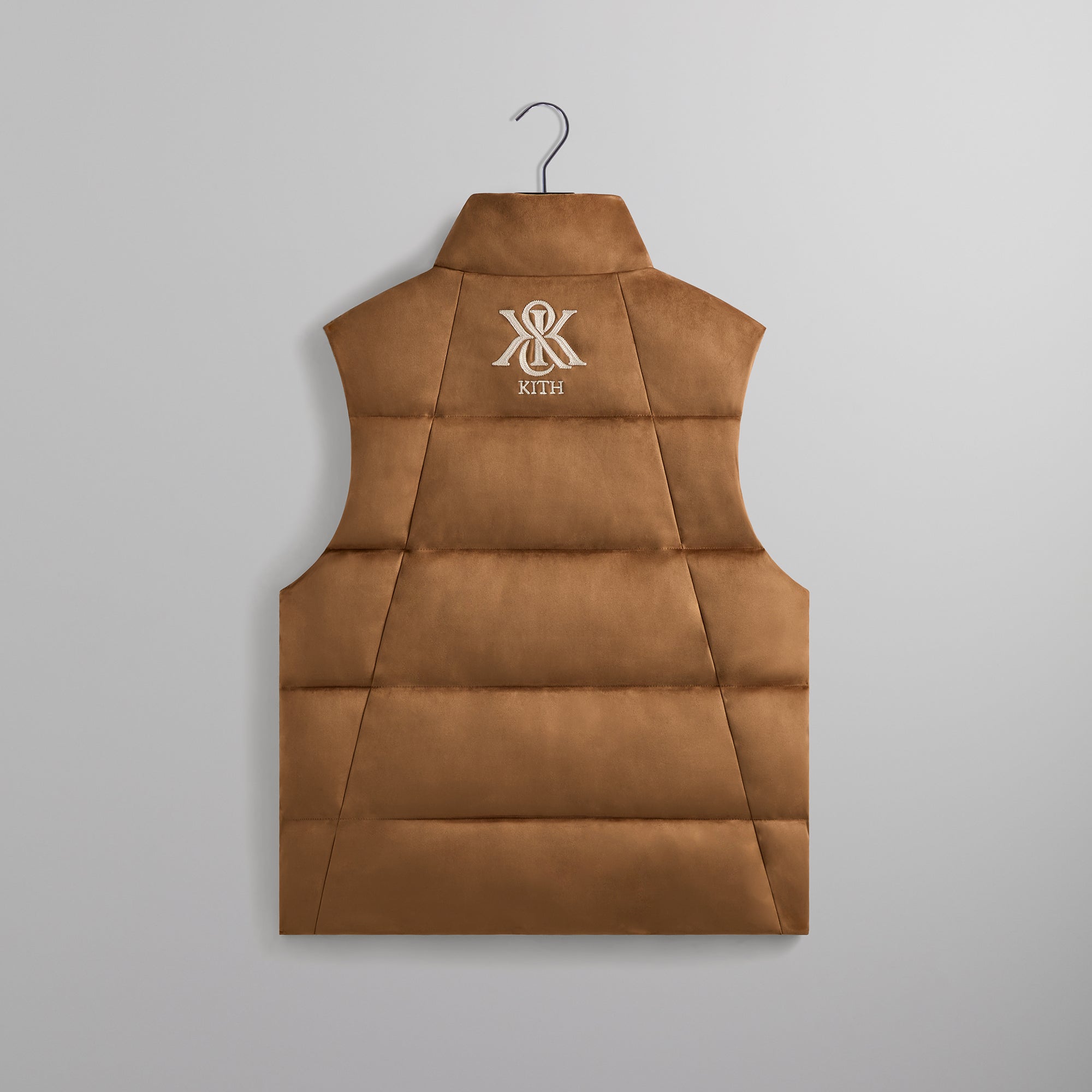 Kith Bonded Microsuede Midi Vest - Mesa – Kith Canada Kith Bonded Microsuede Midi Vest - Mesa – Kith Canada