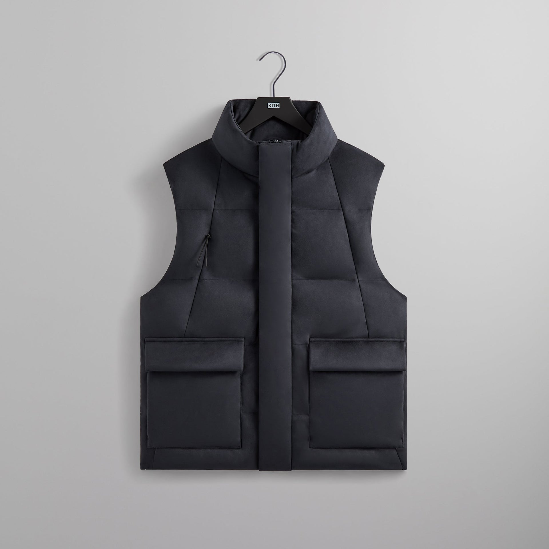 Kith Bonded Microsuede Midi Vest - Nocturnal