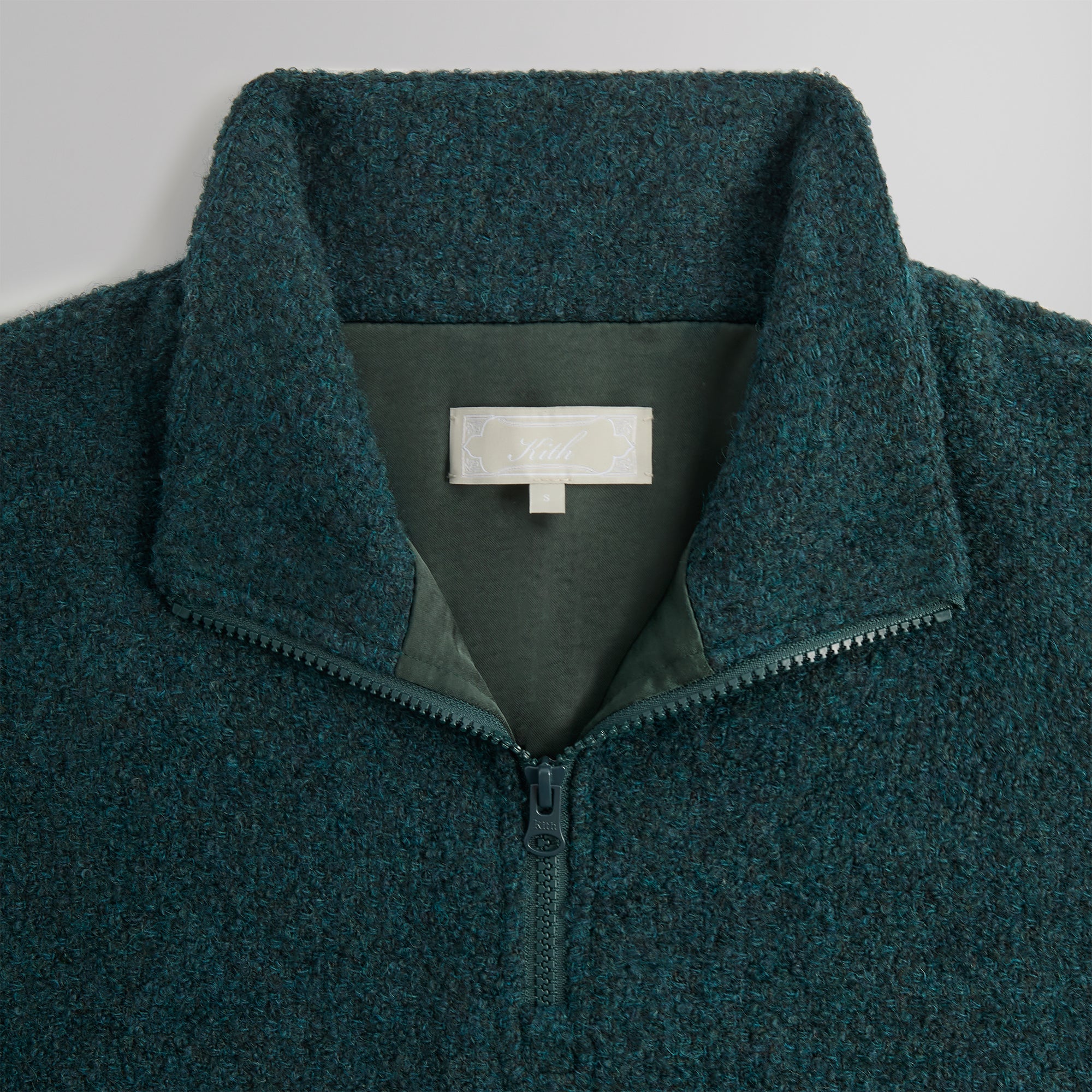 Kith Tweed Eric Quarter Zip Pullover - True – Kith Canada Kith Tweed Eric Quarter Zip Pullover - True – Kith Canada