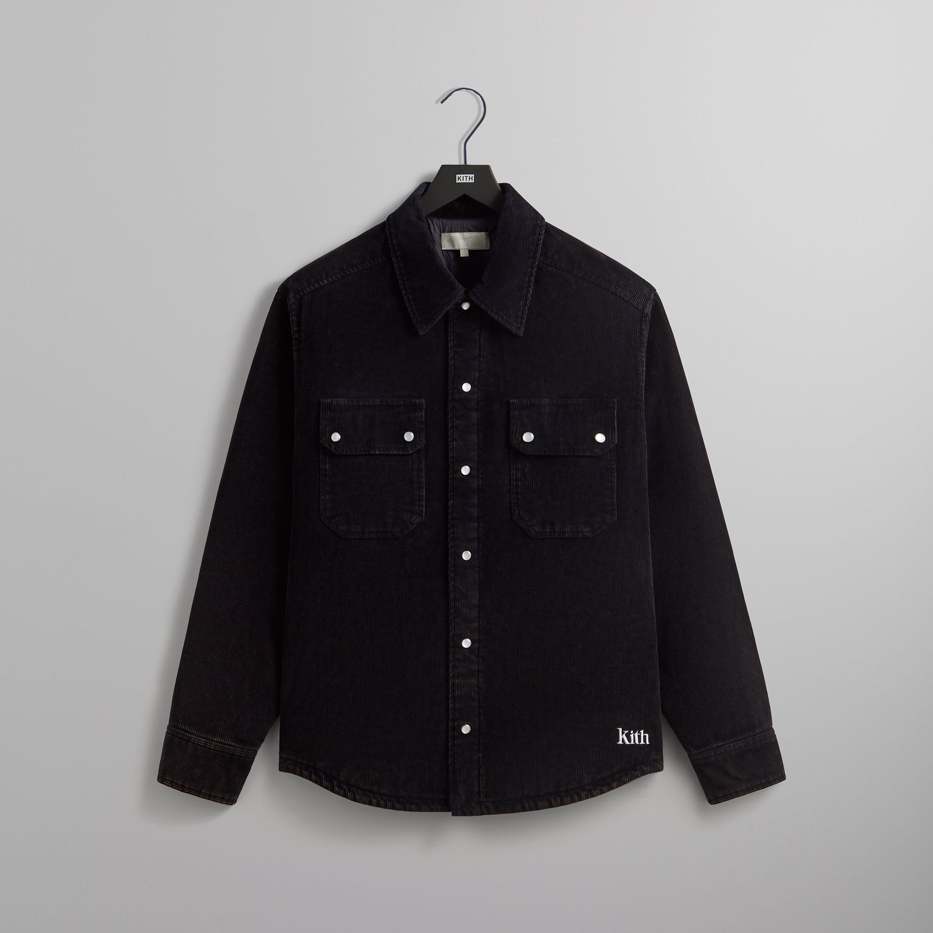 Kith Washed Corduroy Puffed Rowan Jacket - Ink