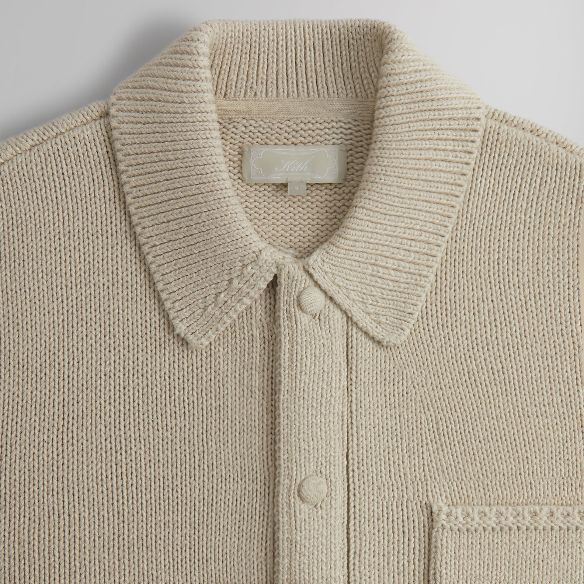 Kith Chunky Knit Ginza Cardigan - Sandy Heather