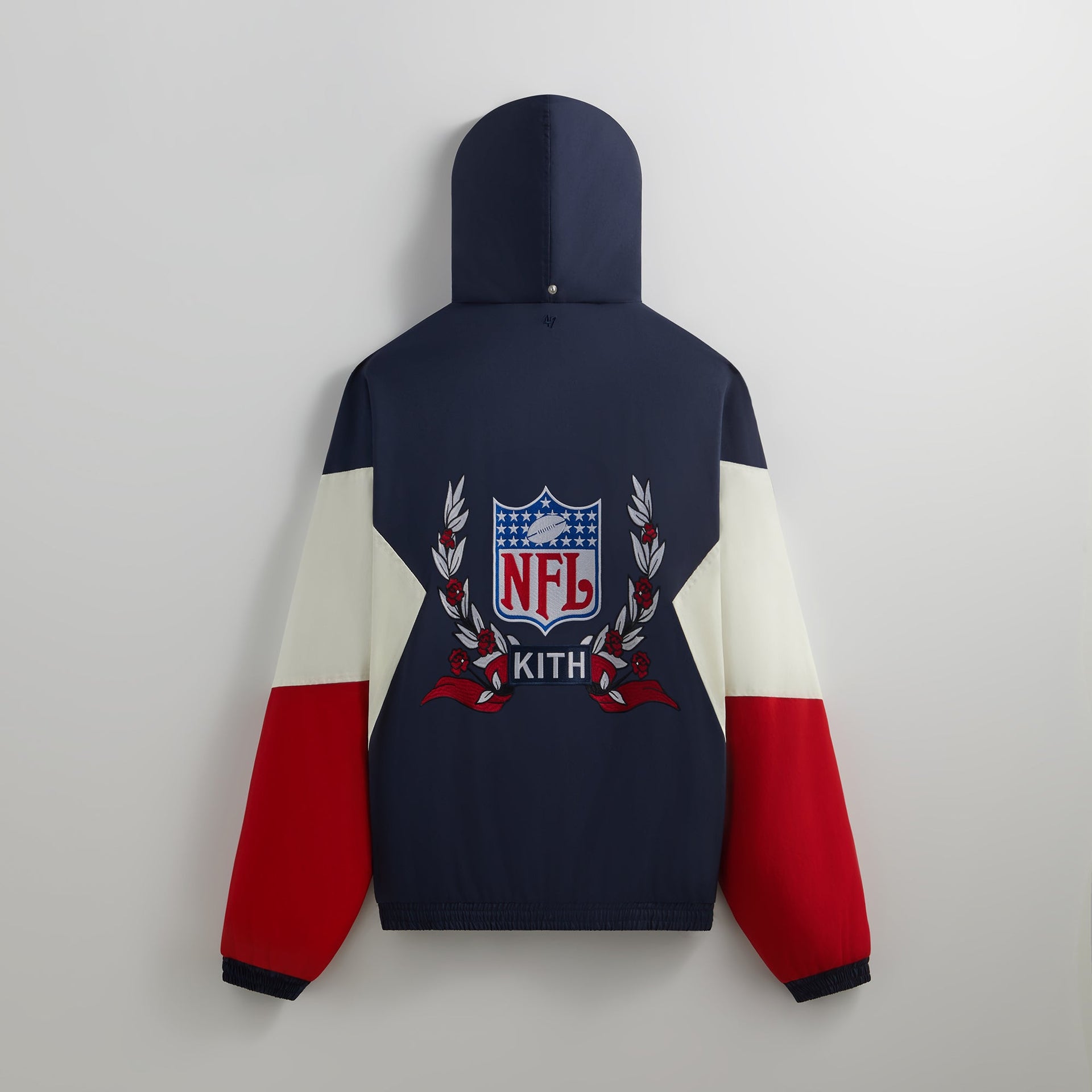 Kith & '47 for the NFL: Giants Quarter Zip Anorak With Hood - Nocturnal