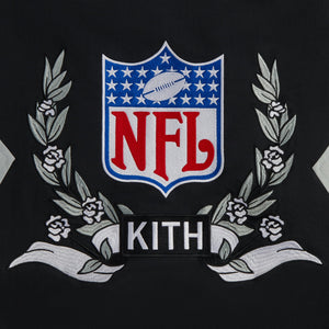 Kith & '47 for the NFL: Raiders Quarter Zip Anorak With Hood - Black