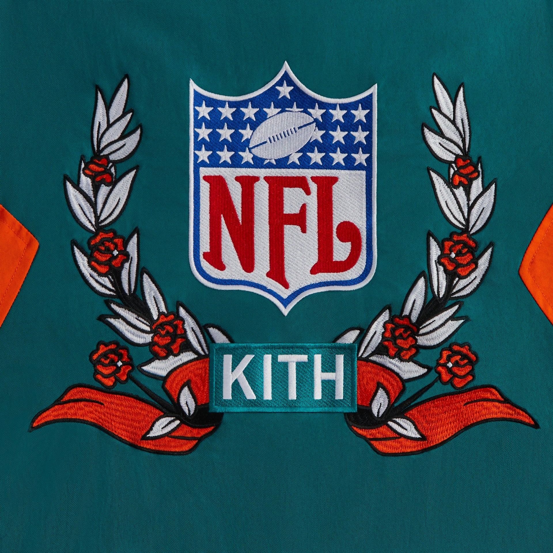 Kith & '47 for the NFL: Dolphins Quarter Zip Anorak With Hood - Center