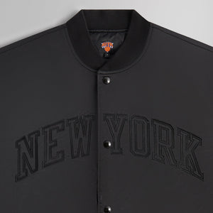 Kith for the New York Knicks Ball Satin Bomber Jacket - Black PH