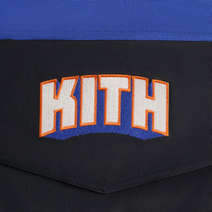 Kith for the New York Knicks Wings Quarter Zip Anorak - Black PH