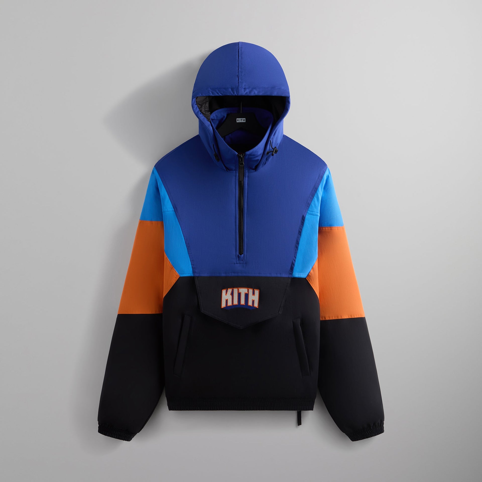 Kith for the New York Knicks Wings Quarter Zip Anorak - Black