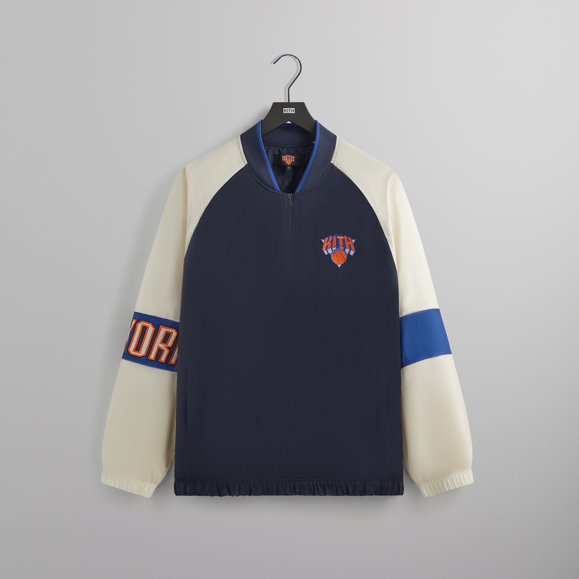 Kith for the New York Knicks Nylon Quarter Zip - Nocturnal