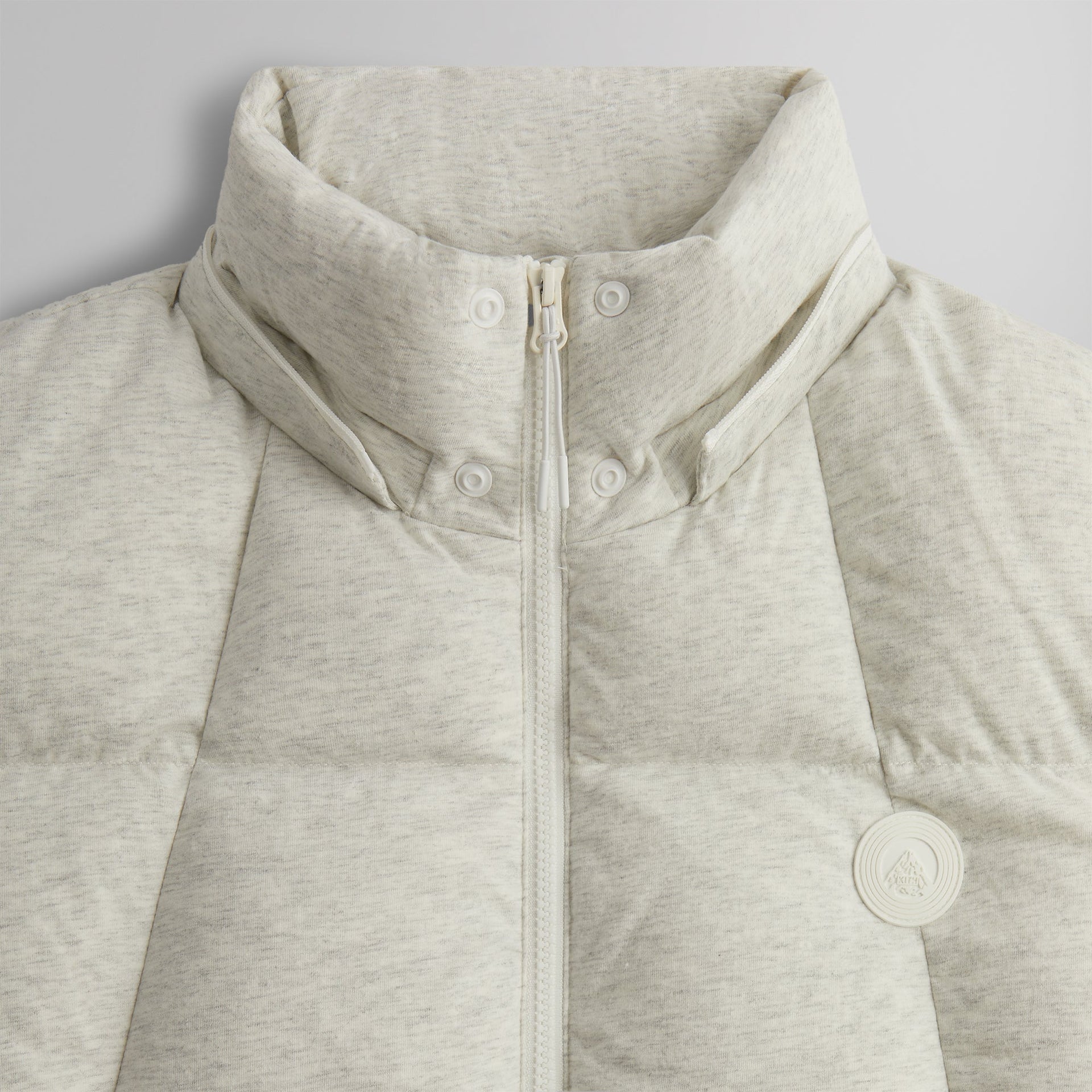 Kith Jersey Midi Puffer - Hero Heather