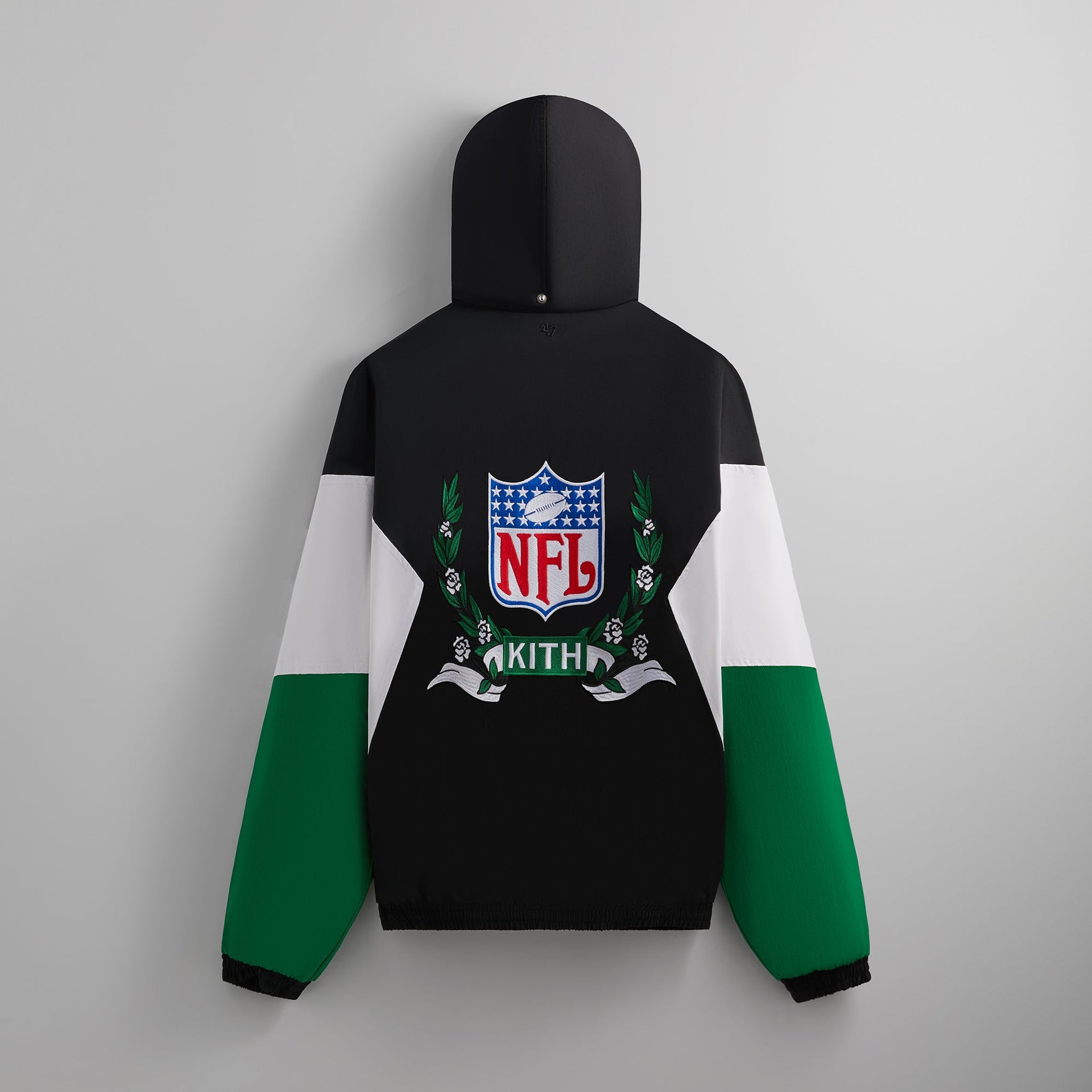 Kith & '47 for the NFL: Jets Quarter Zip Anorak With Hood - Black