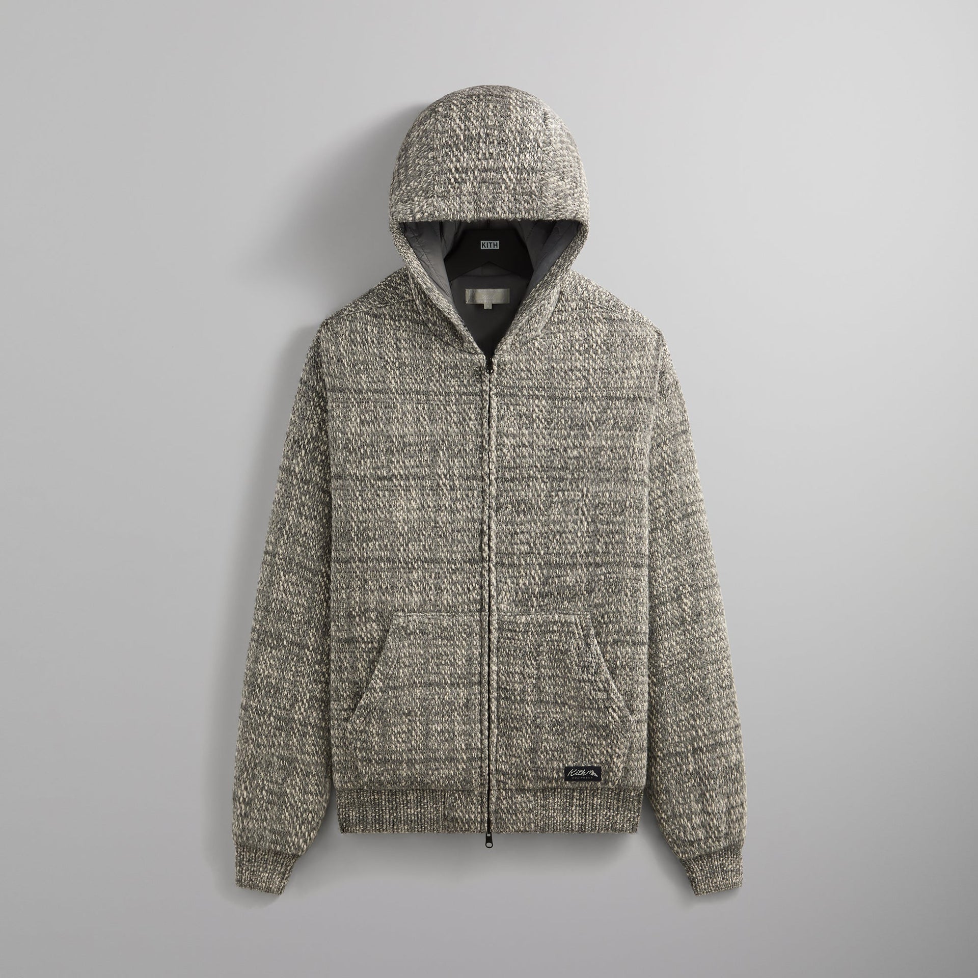 Kith Textured Tweed Sierra Hoodie - Fin