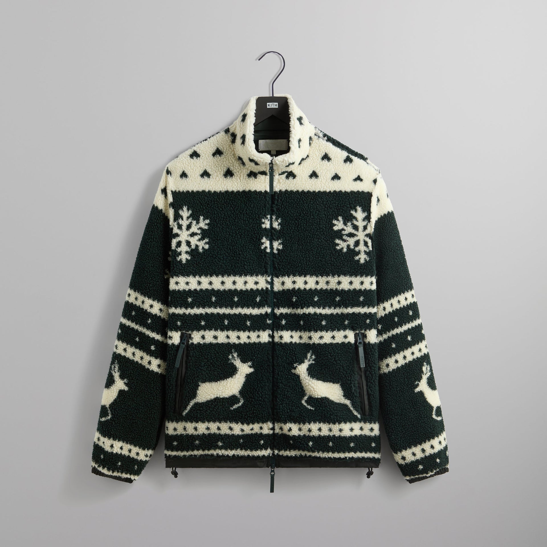 Kithmas All-Over Printed Sherpa Jacket - Stadium