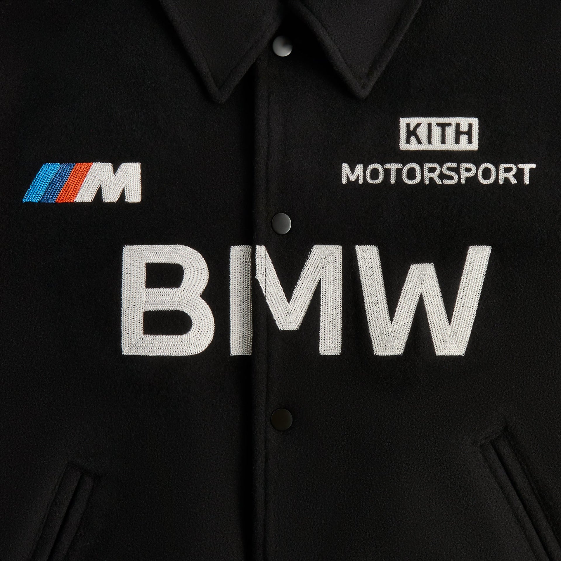 Kith for BMW Wool Coaches Jacket - Black