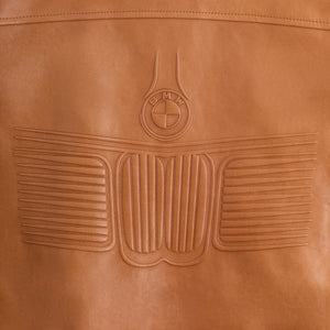 Kith for BMW Leather Hawthorne Flight Jacket - Desert