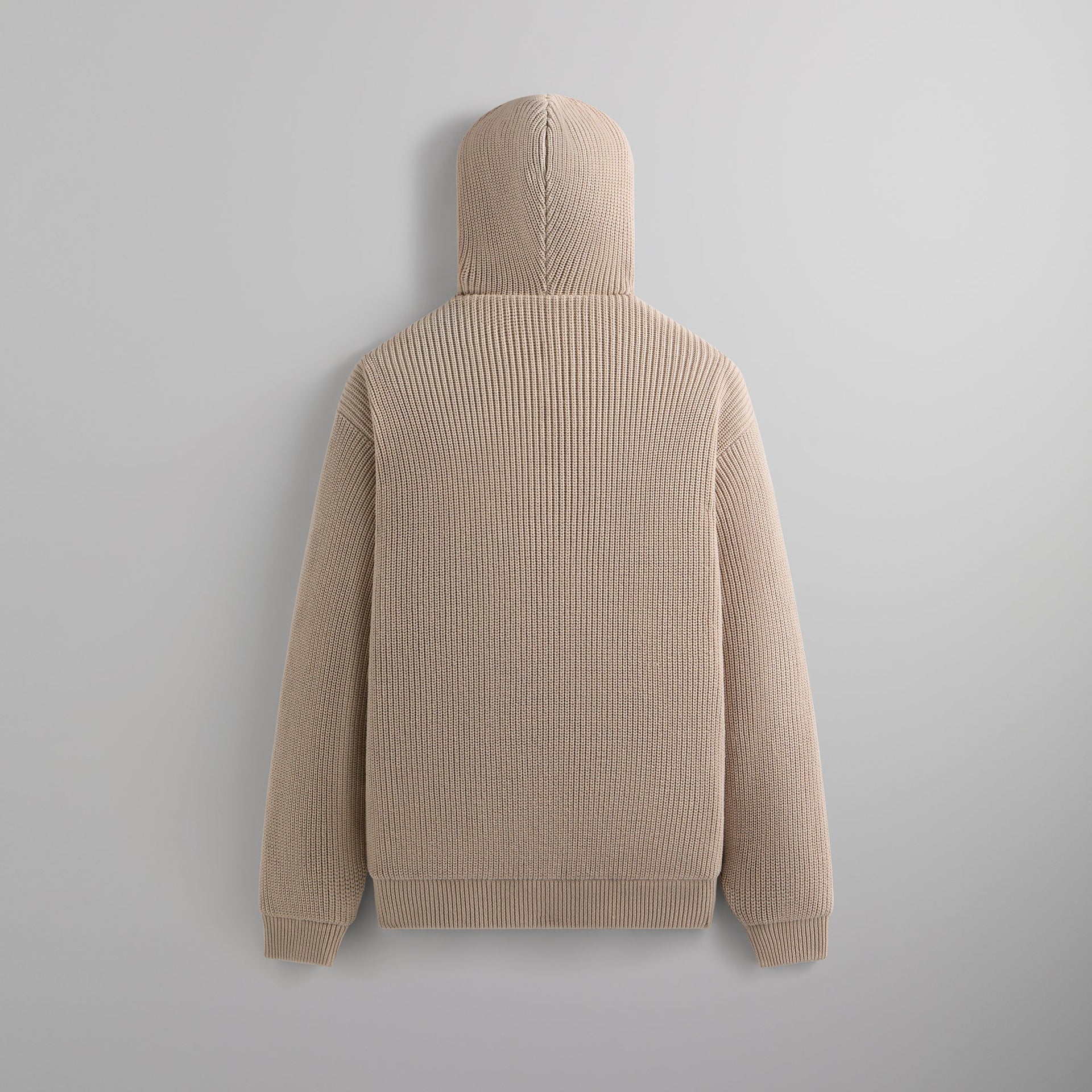 Kith Reversible Rib Knit Sierra Hoodie - Grain