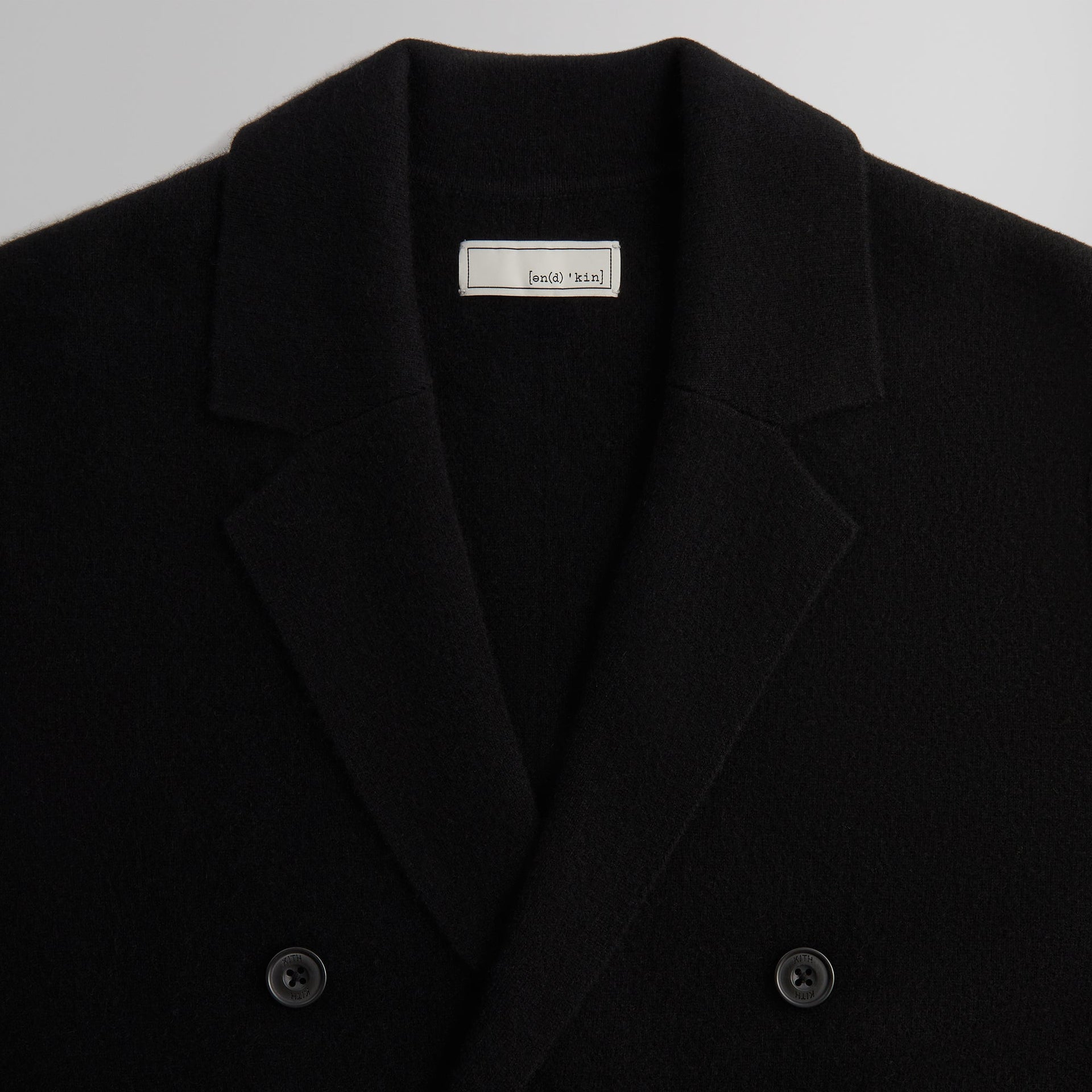 &Kin Cashmere Raya Double Breasted Blazer -Black PH