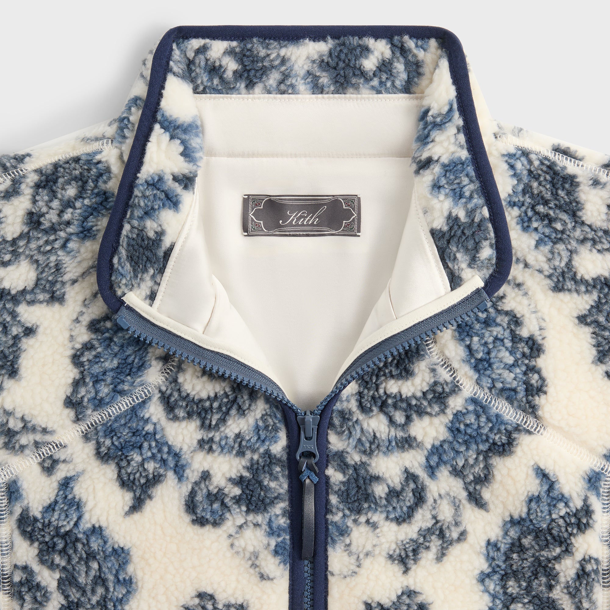 Kith Damask Floral Sherpa Harper Jacket - Sandrift – Kith Canada