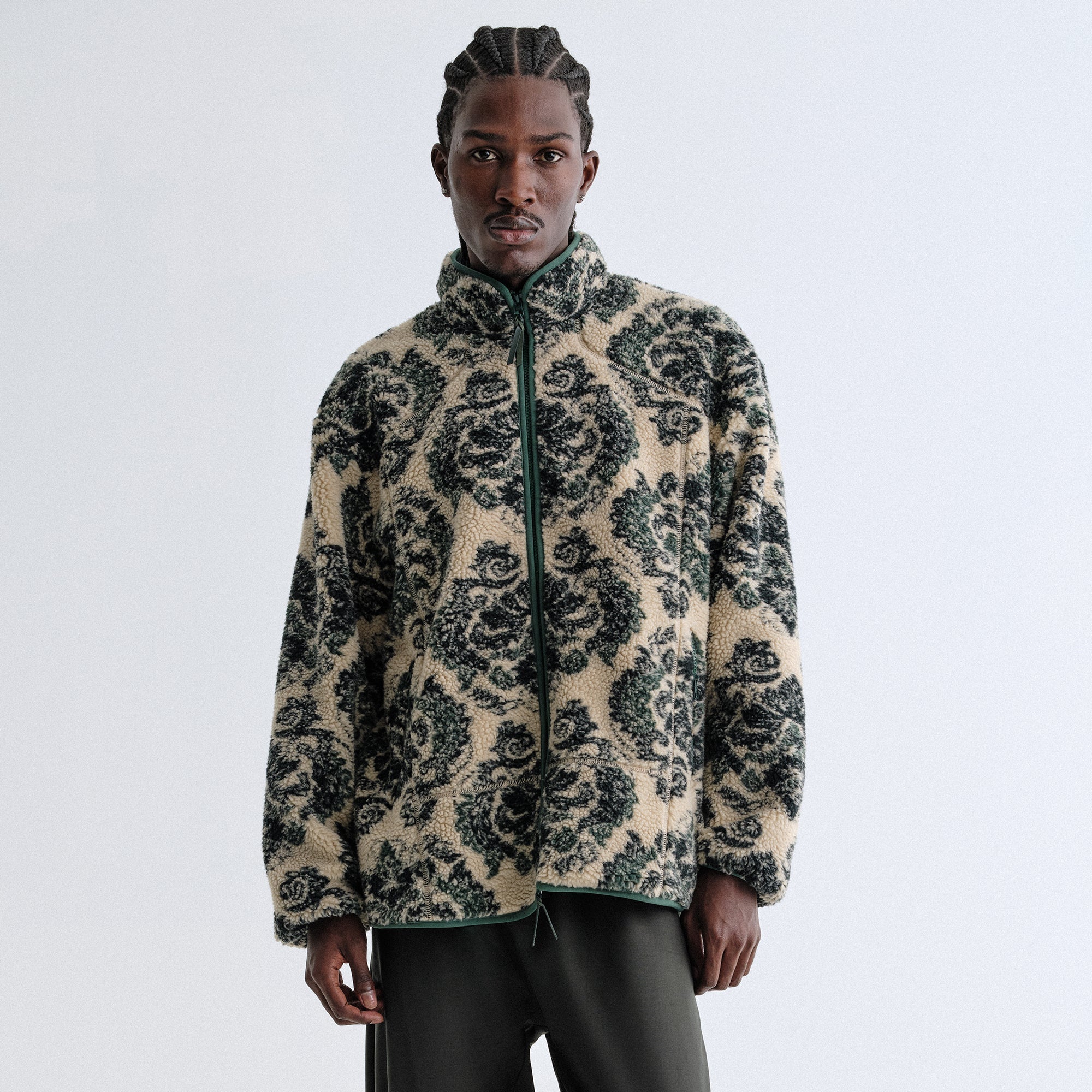 Kith Damask Floral Sherpa Harper Jacket - Eternal – Kith Canada