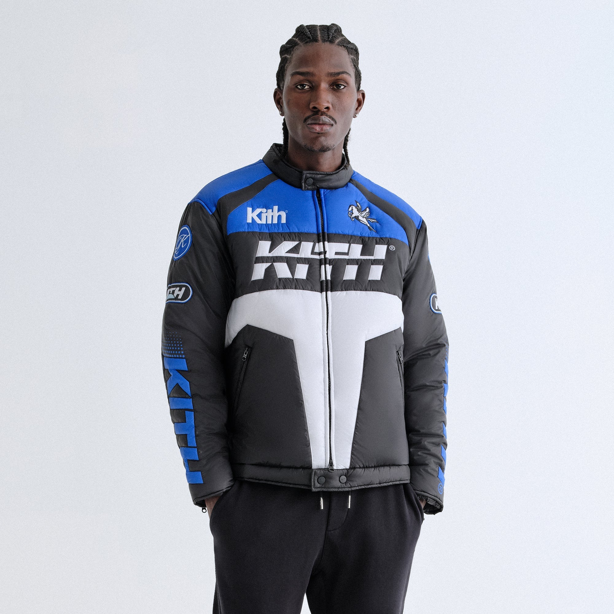 Kith Moto Full Zip Brixton Jacket - Cyclone – Kith Canada