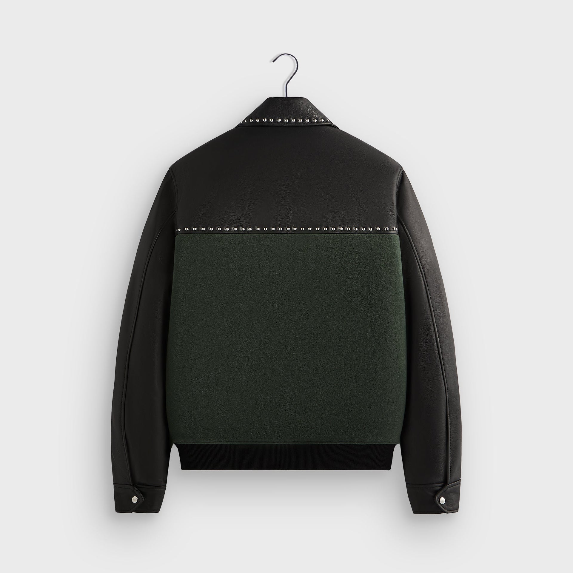Kith Leather Combo Varsity Jacket - Machine