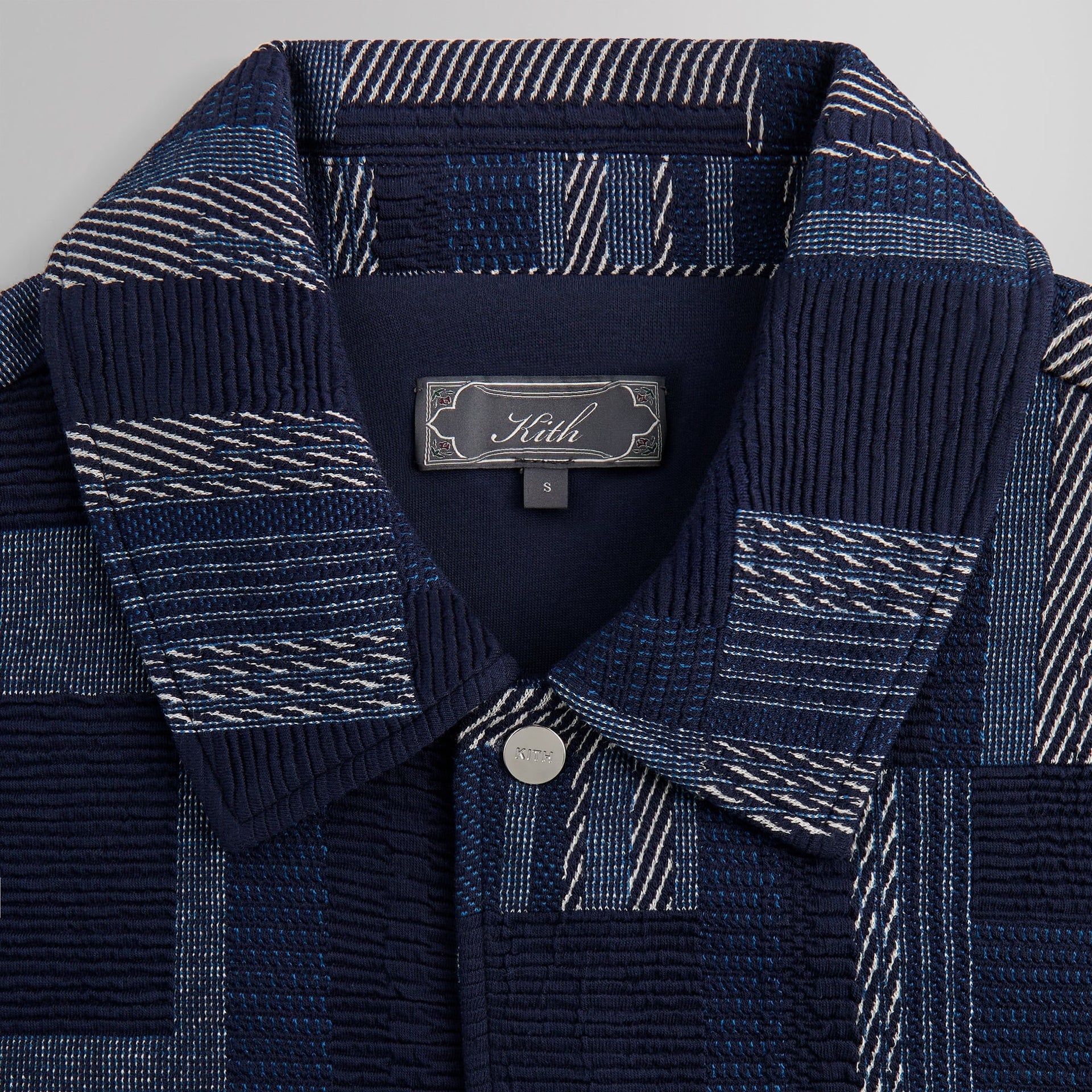 Kith Geometric Knit Coaches Jacket - Nocturnal PH