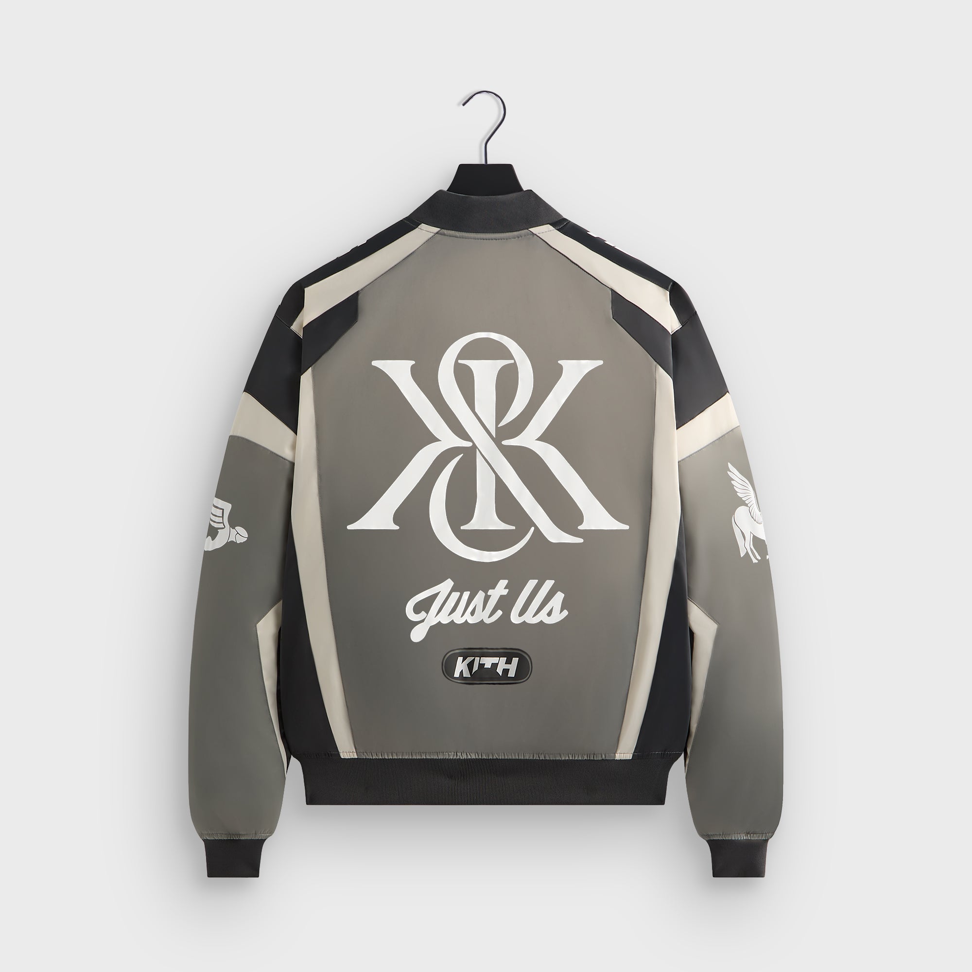 Kith Racing Nylon Bomber Jacket - Steel – Kith Canada