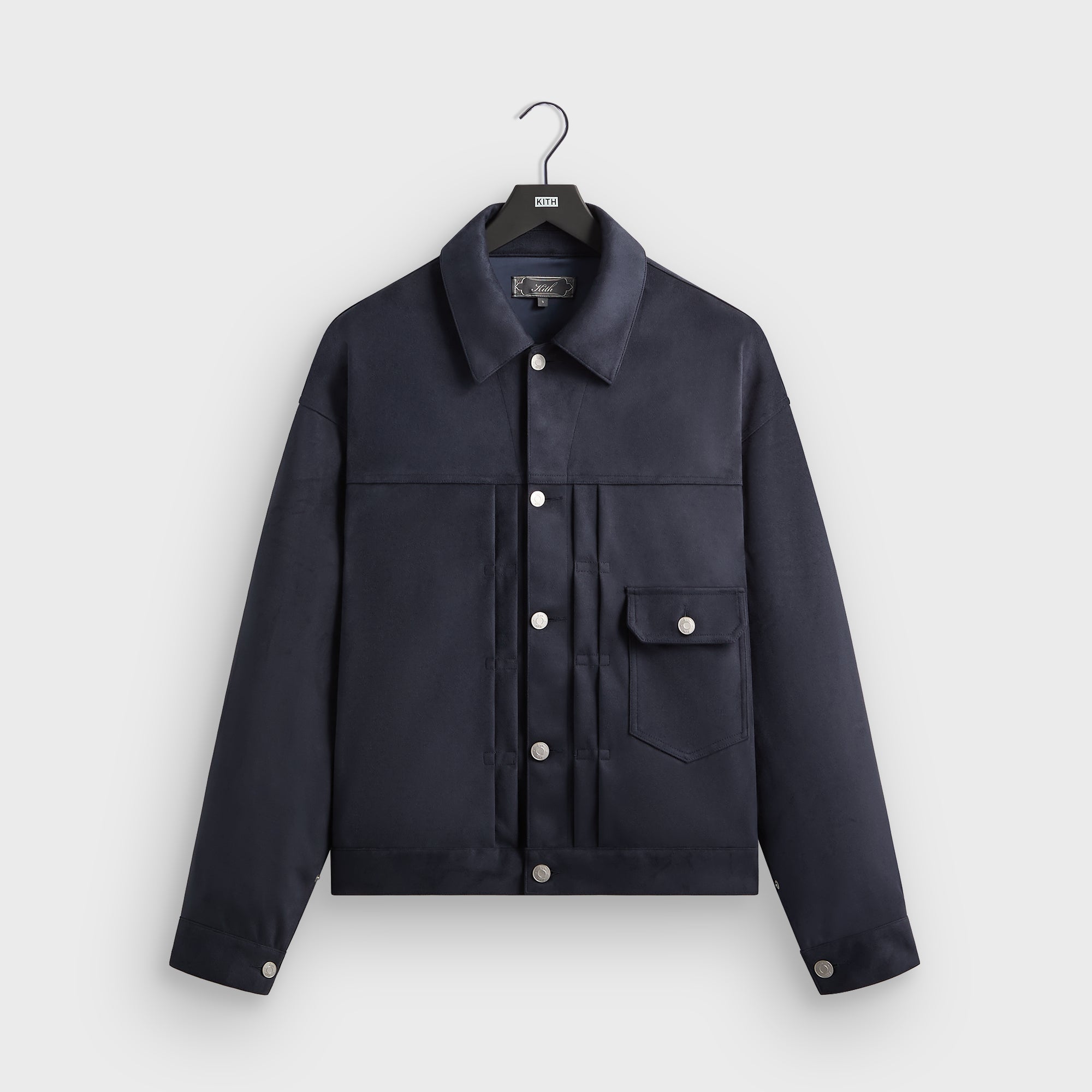 Kith Alonzo Microsuede Jacket - Nocturnal – Kith Canada