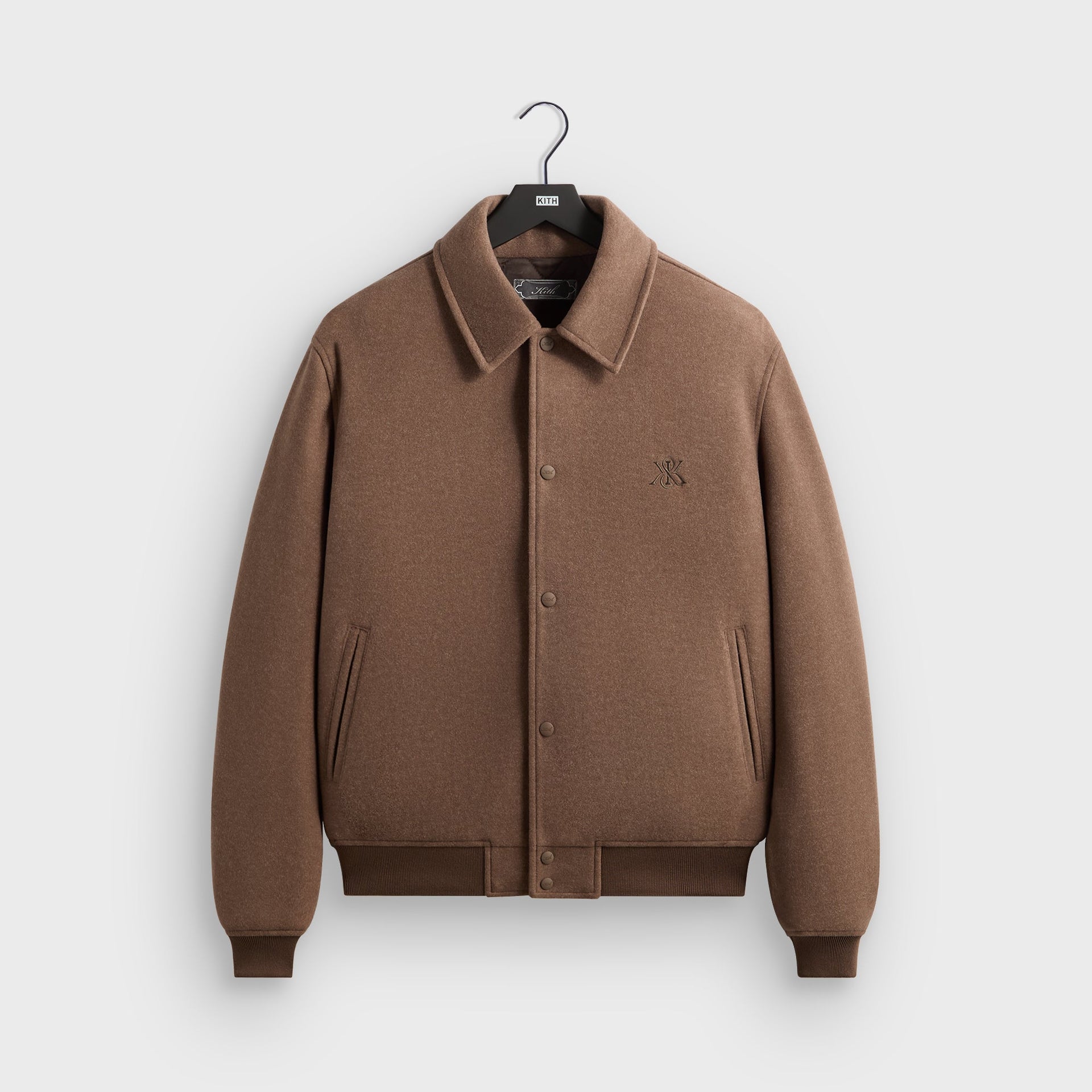 Kith Felted Jersey Coaches Varsity Jacket - Poise