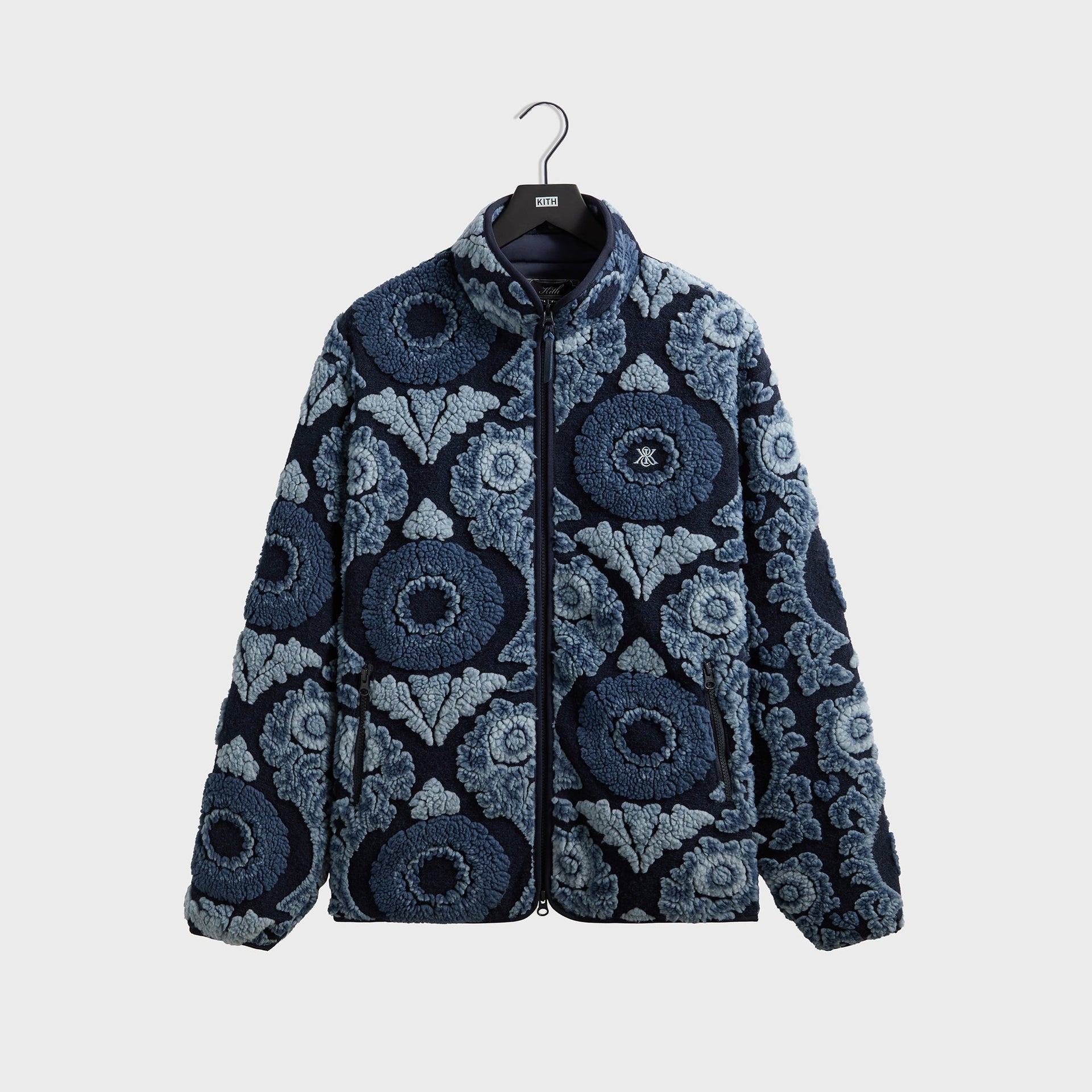 Kith Winter Vine Sherpa Harper Jacket - Nocturnal