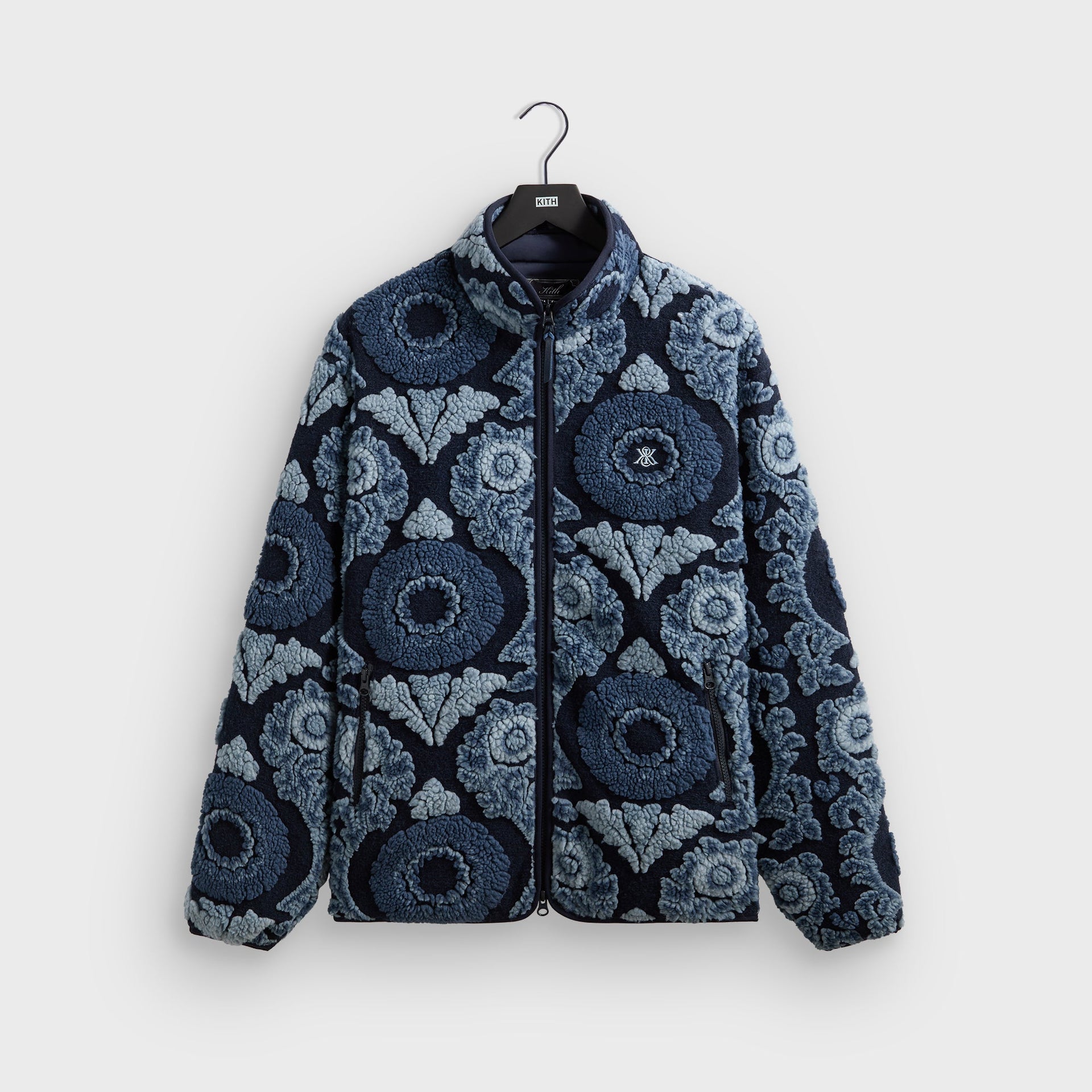Kith Winter Vine Sherpa Harper Jacket - Nocturnal