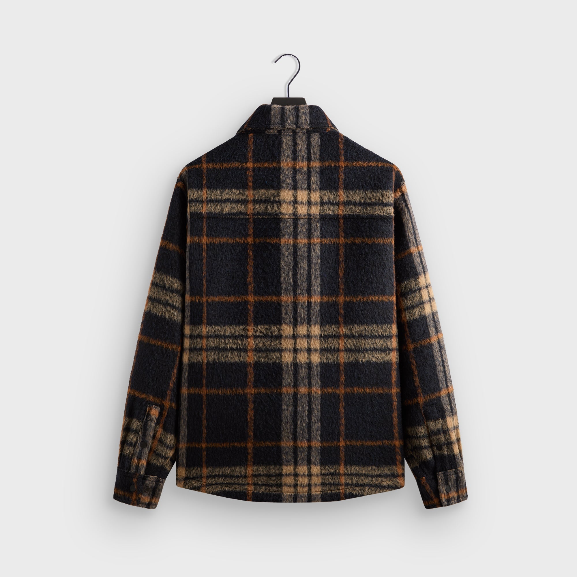 Kith Brushed Plaid Sheridan Shirt Jacket - Nocturnal – Kith Canada