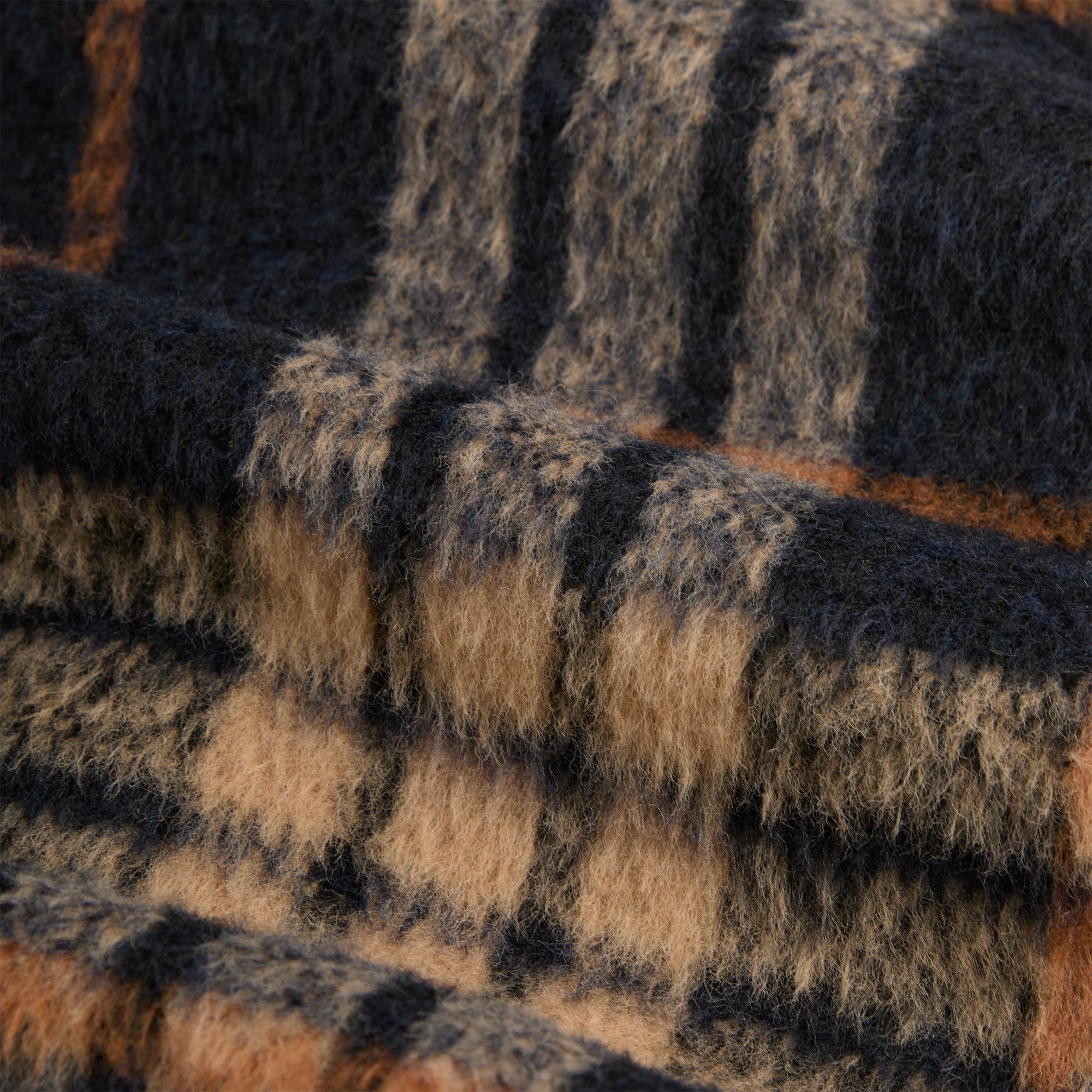 Kith Brushed Plaid Sheridan Shirt Jacket - Nocturnal – Kith Canada