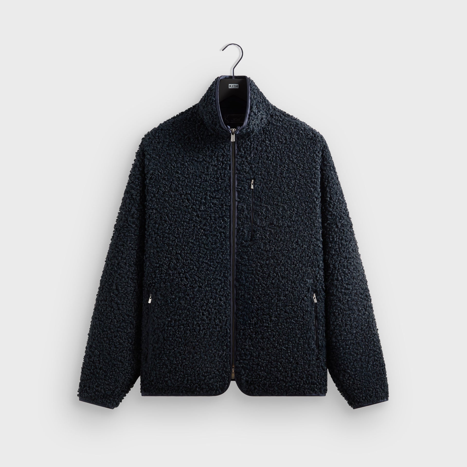 Kith Curly Sherpa Antony Full Zip - Trench