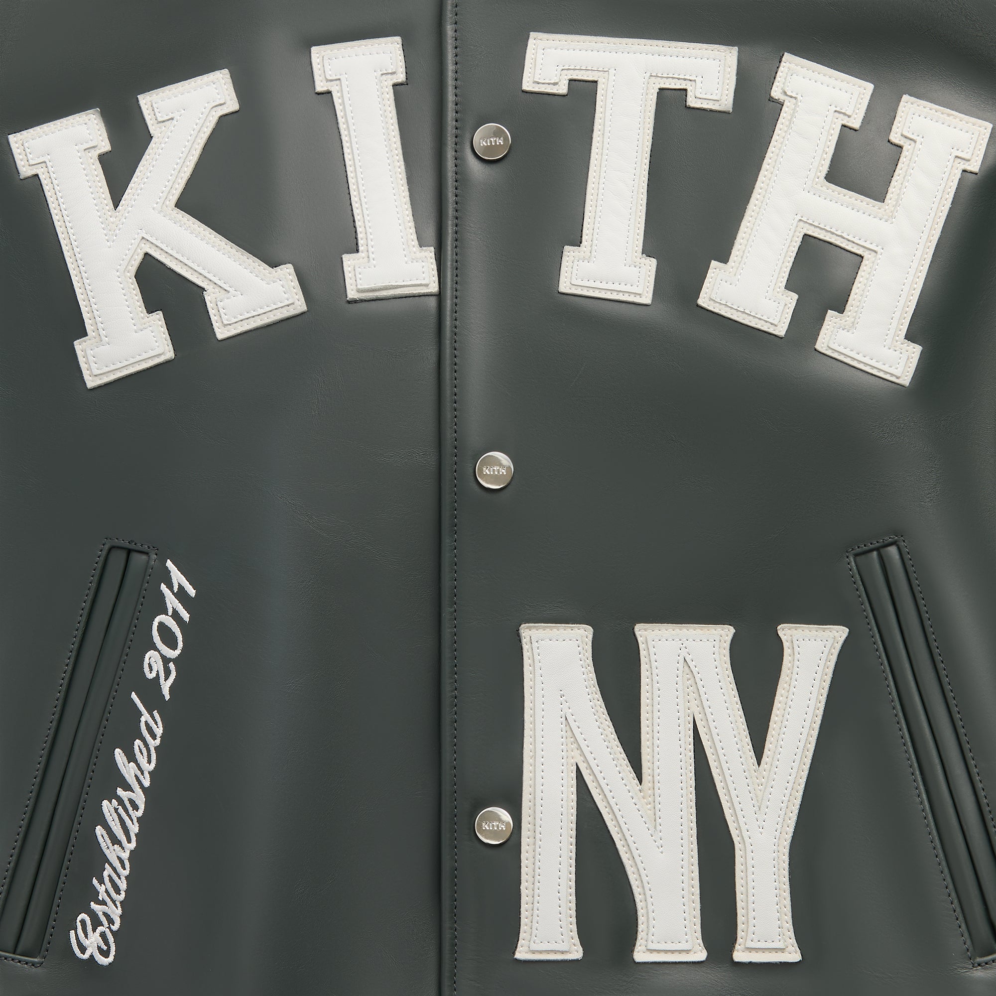 Kith Leather Varsity Jacket - Stadium – Kith Canada