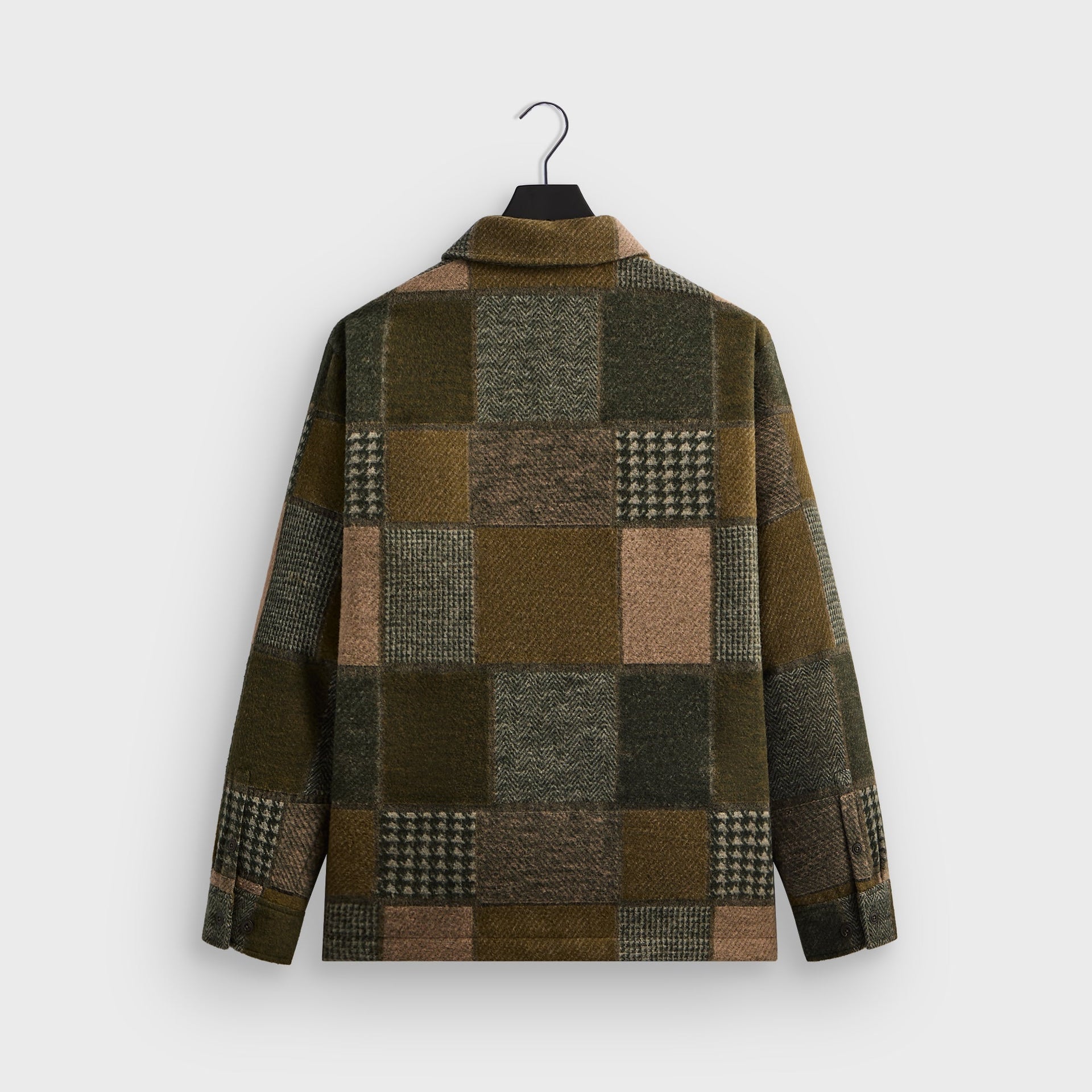 Kith Patchwork Wool Coaches Jacket - Chelonian - PH