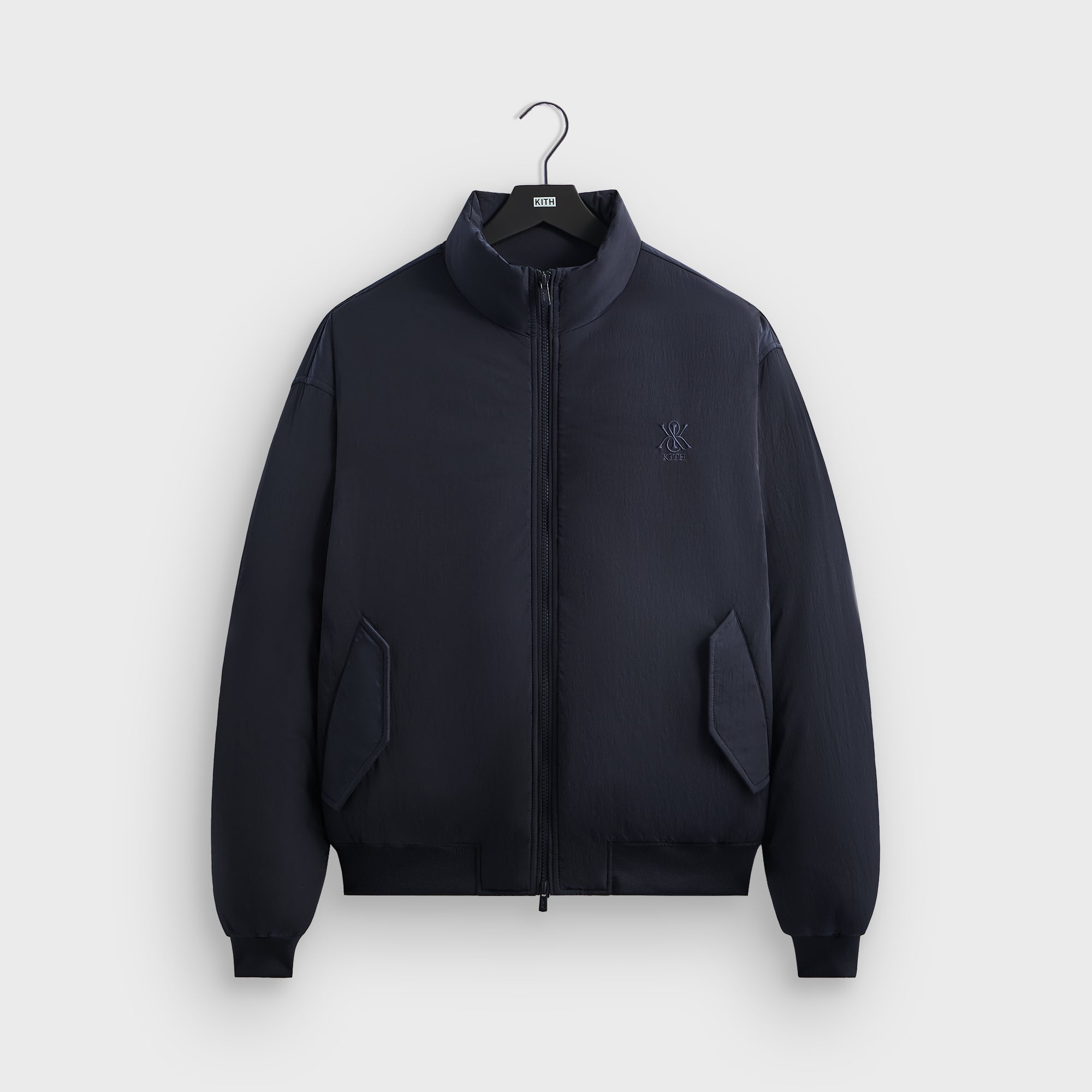 Kith Sueded Tech Brixton Puffed Shirt Jacket - Black – Kith Canada