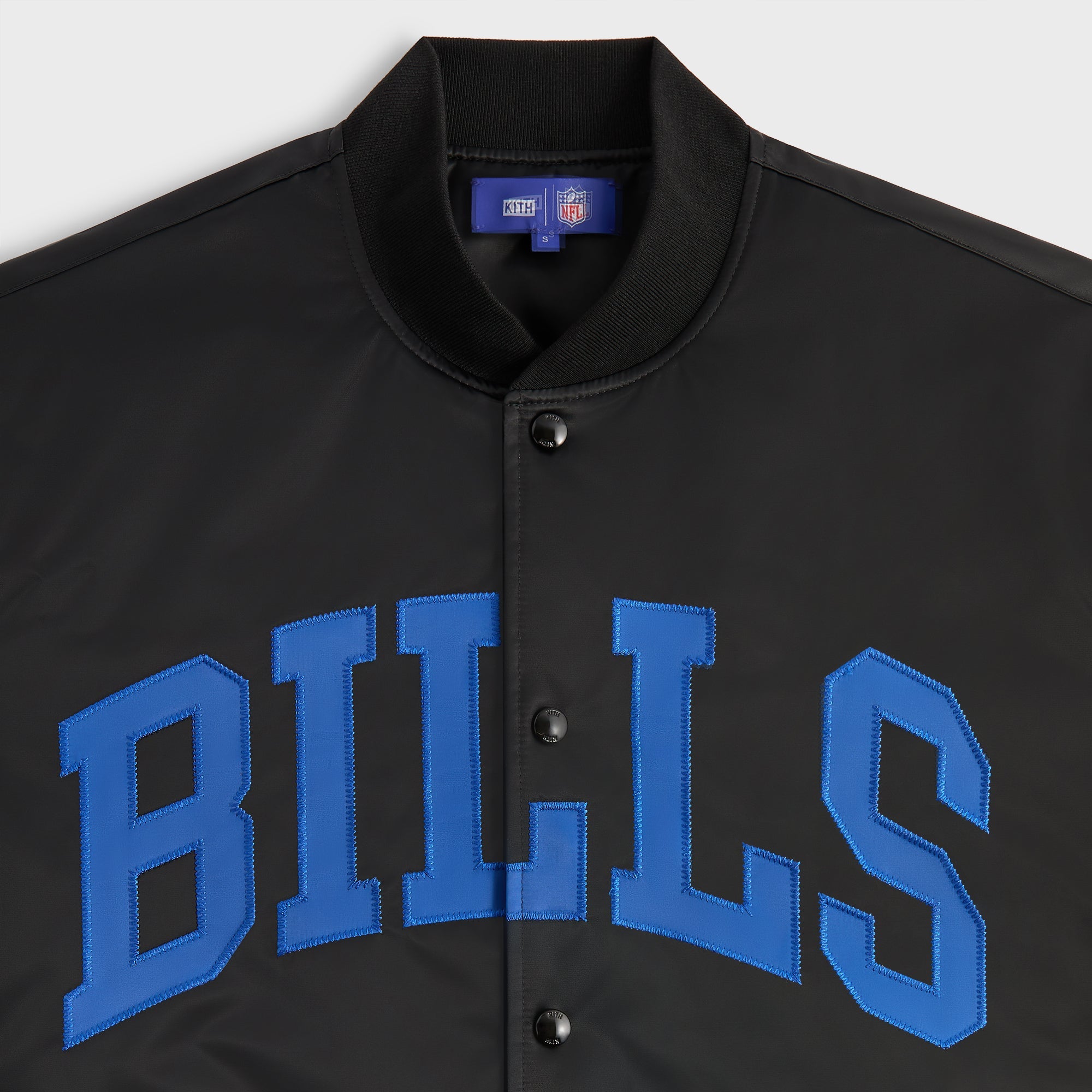 古着 starter NFL M ジャンパー Buffalo Bills 黒 Vintage NFL Buffalo Bills Black Starter Satin Jacket Size