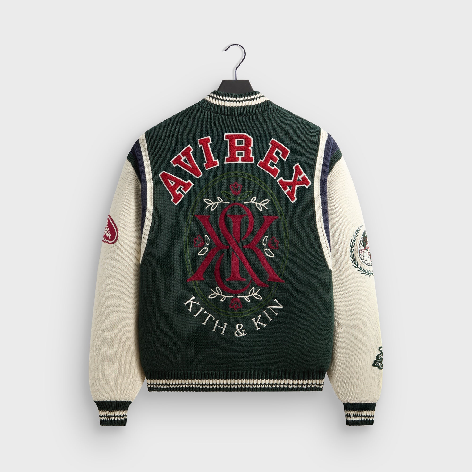 Kith for AVIREX Porter Varsity Knit Bomber - Stadium – Kith Canada Kith for AVIREX Porter Varsity Knit Bomber - Stadium – Kith Canada