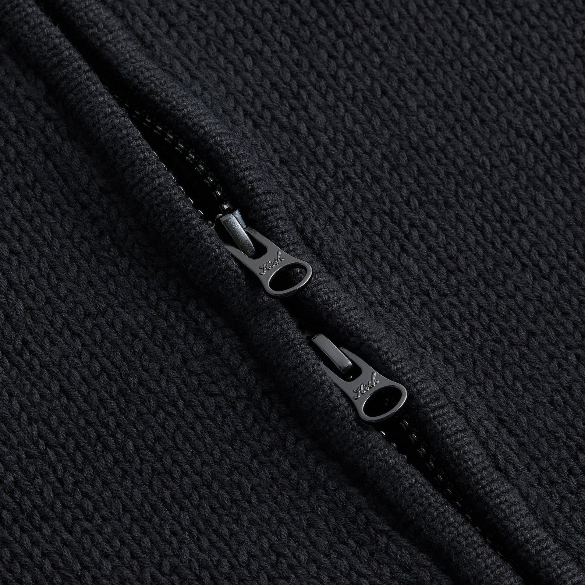 Kith for Needles Wyona Full Zip Sweater - Black - PH