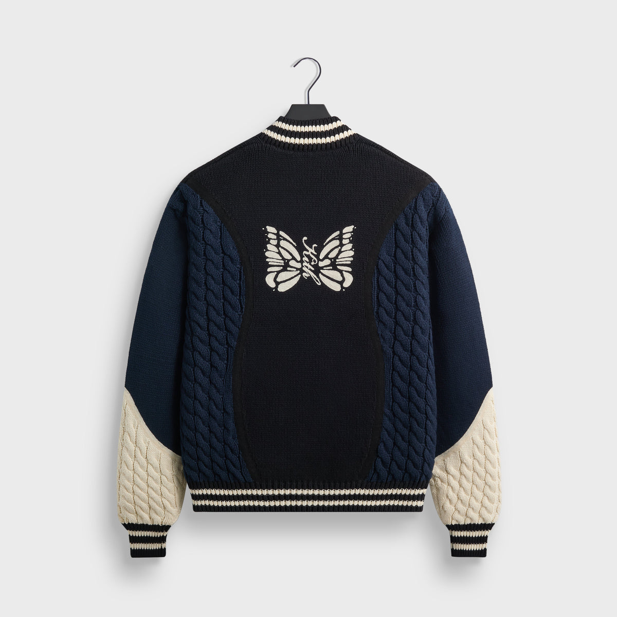 Kith for Needles Wyona Full Zip Sweater - Black