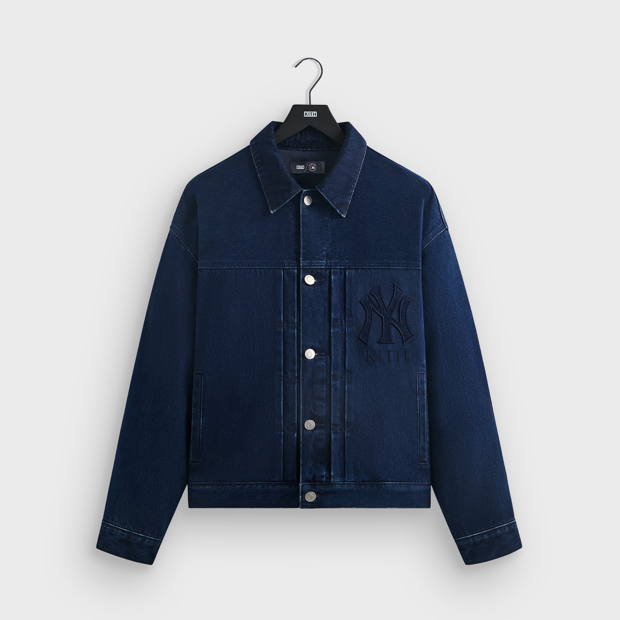 Kith for the New York Yankees Jay Indigo Denim Jacket - Mid