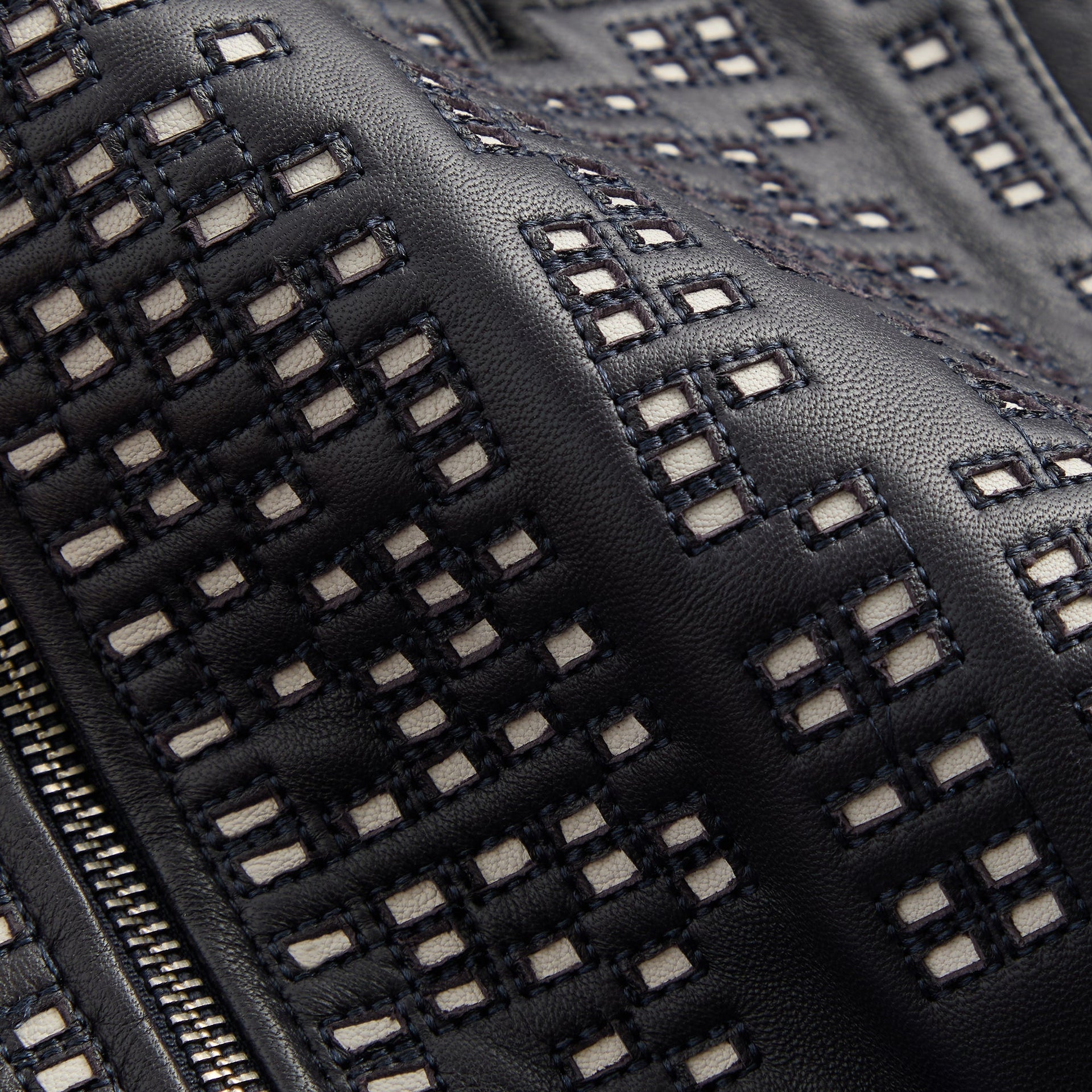 Kith for the New York Knicks Leather Moto Jacket - Nocturnal - PH