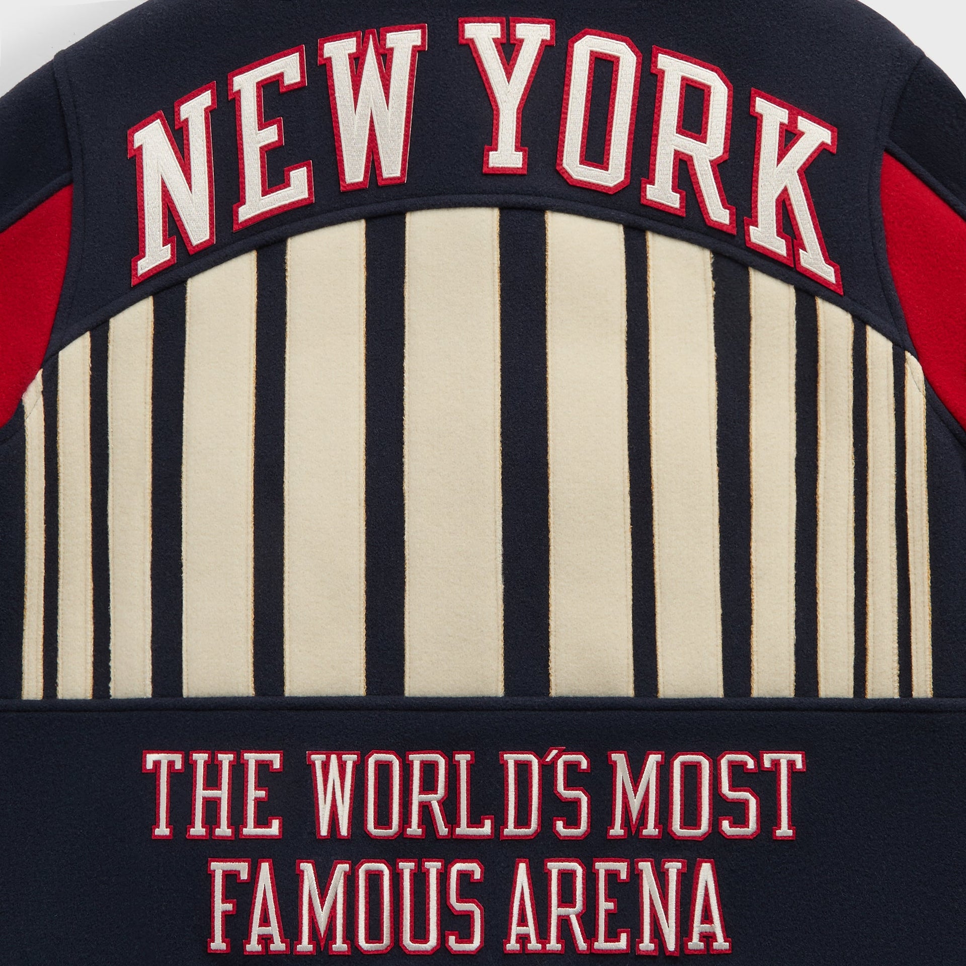 Kith for the New York Knicks Madison Square Garden Wool Varsity Jacket - Nocturnal