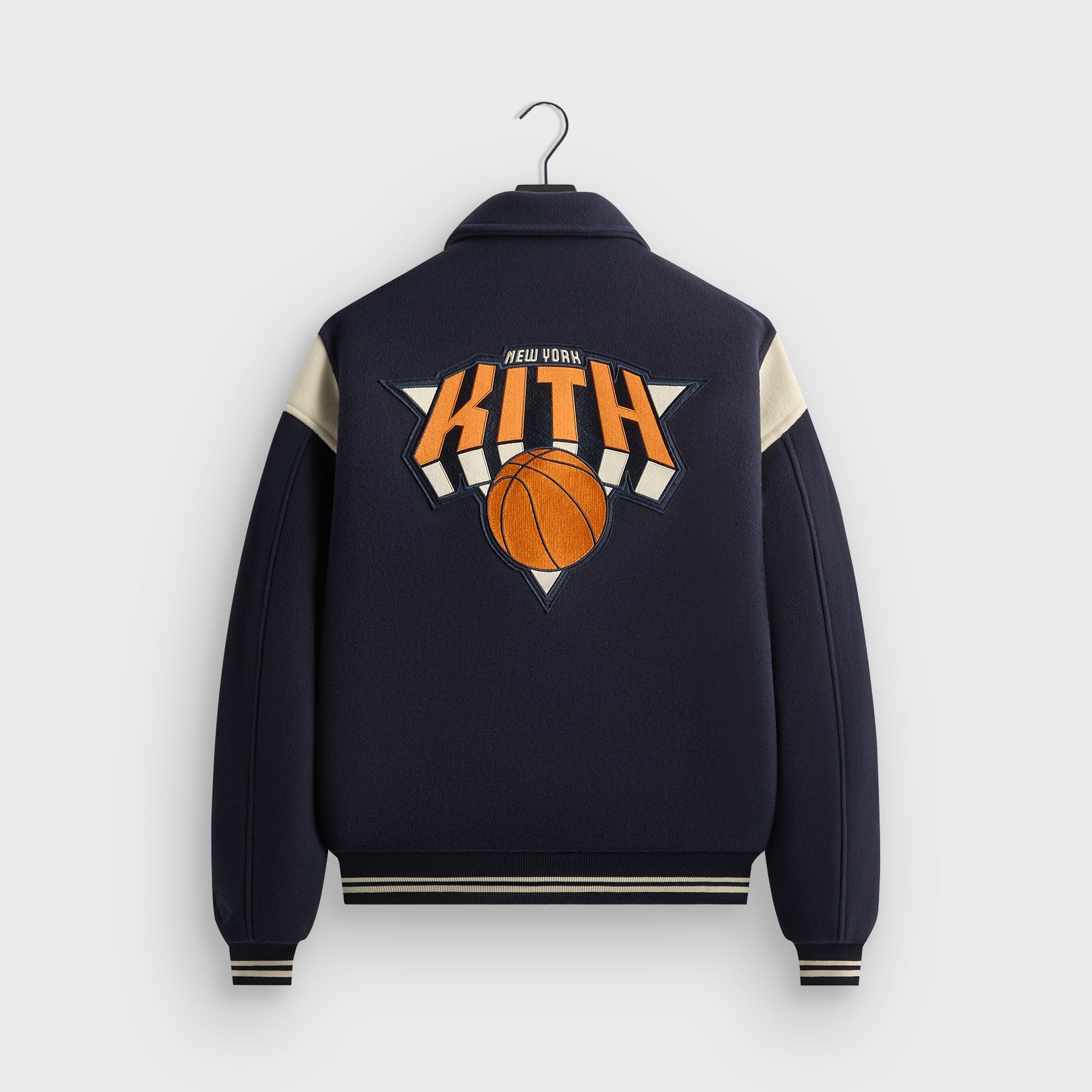 Kith for the New York Knicks Wool Varsity Jacket - Nocturnal - PH