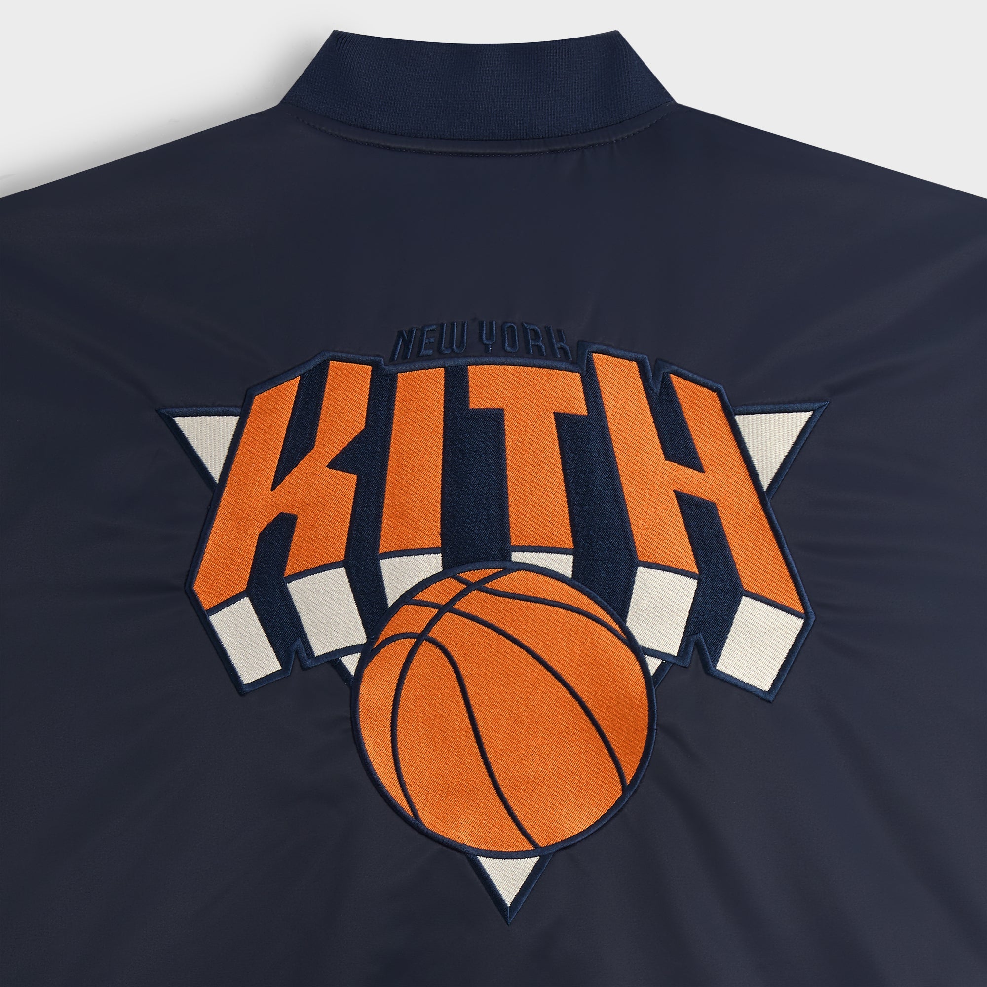 Kith for the New York Knicks Classic Satin Bomber Jacket