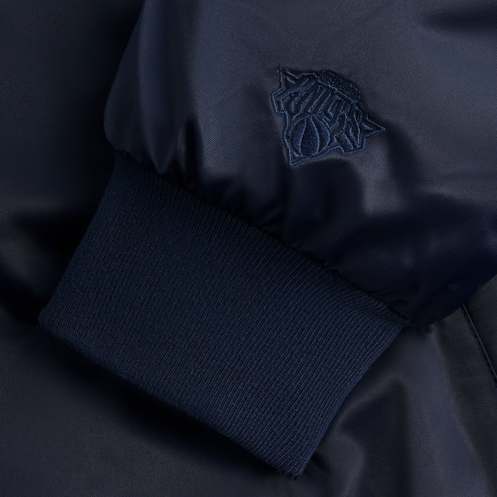 Kith for the New York Knicks Classic Satin Bomber Jacket - Nocturnal - PH