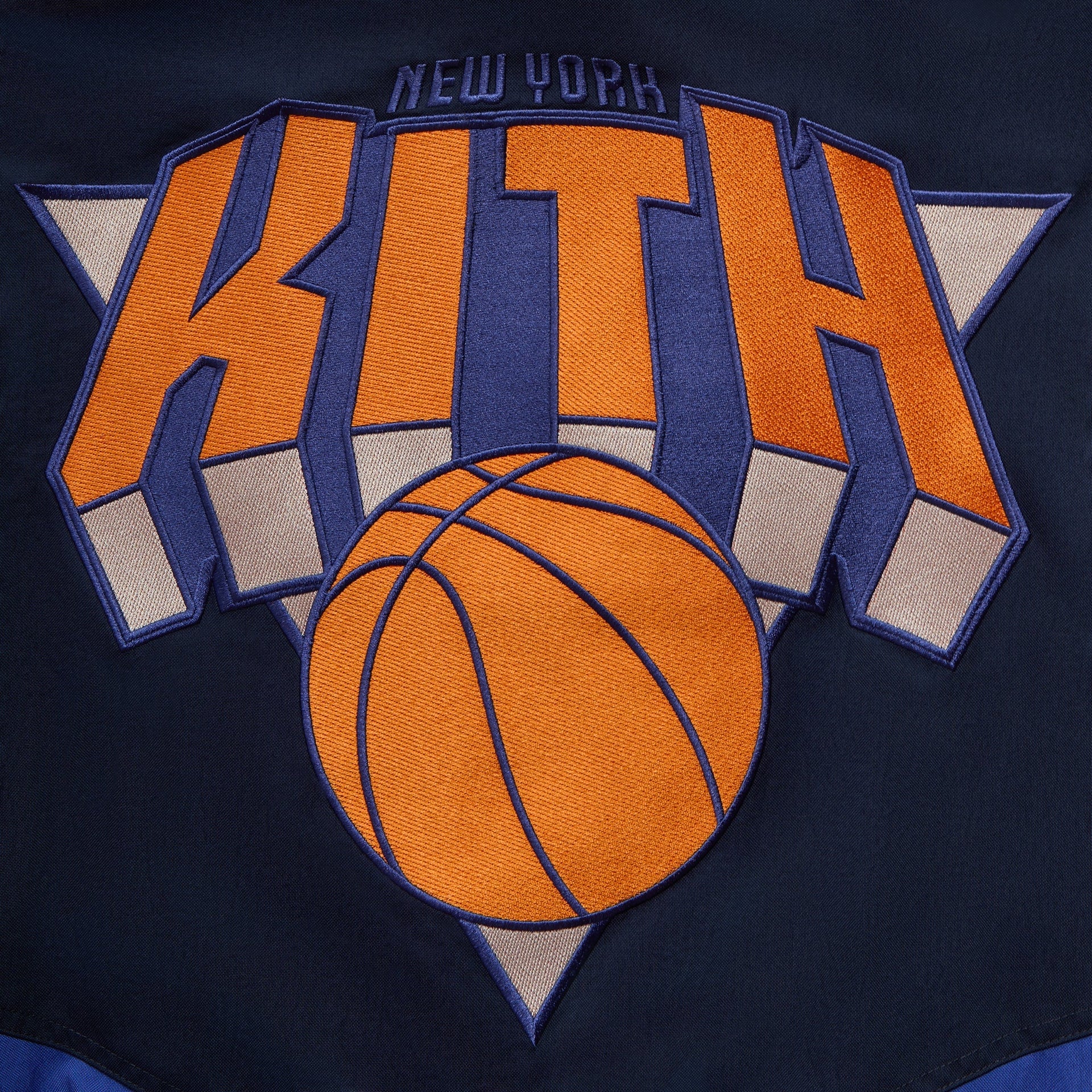 Kith for the New York Knicks Padded Nylon Jacket - Nocturnal - PH