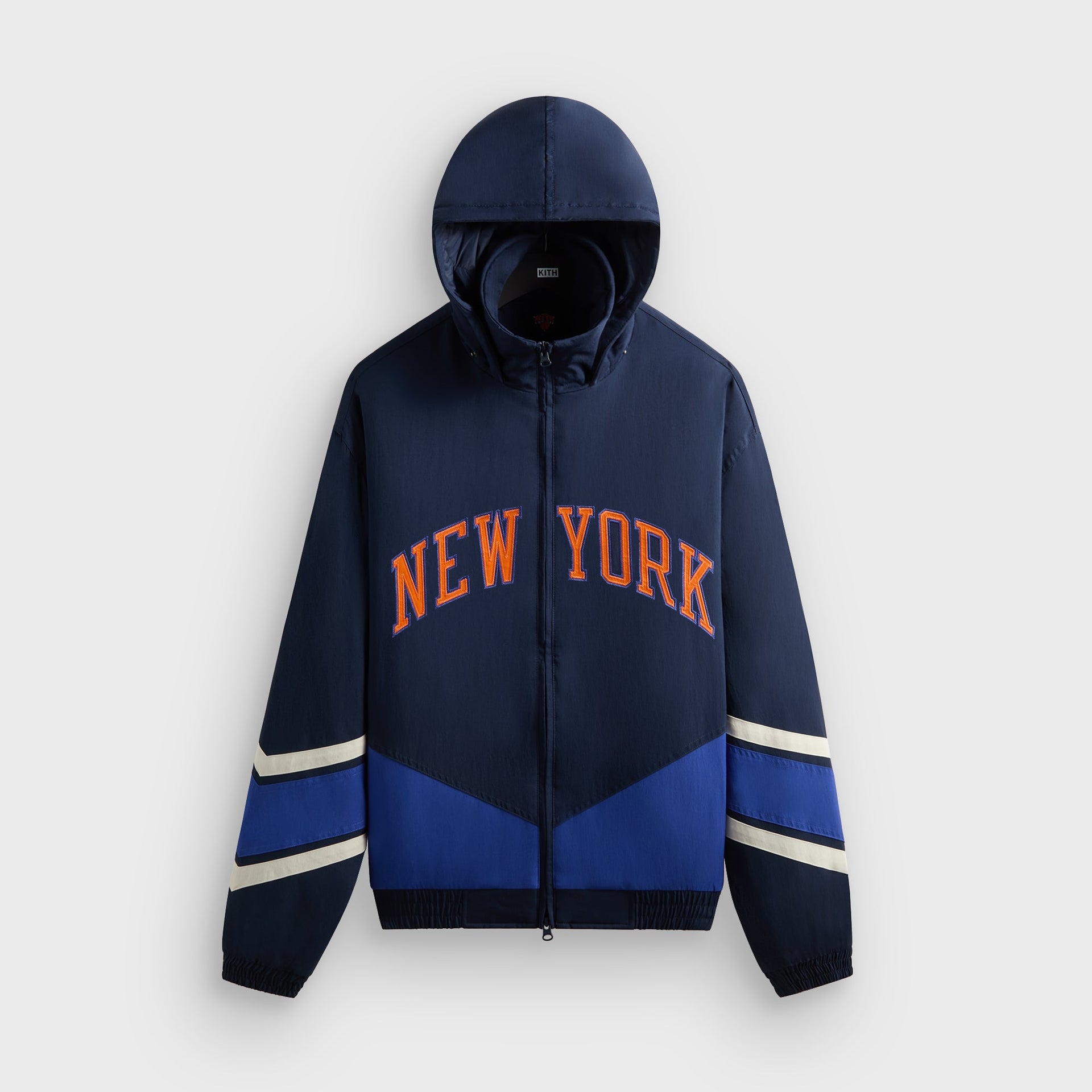 Kith for the New York Knicks Padded Nylon Jacket - Nocturnal